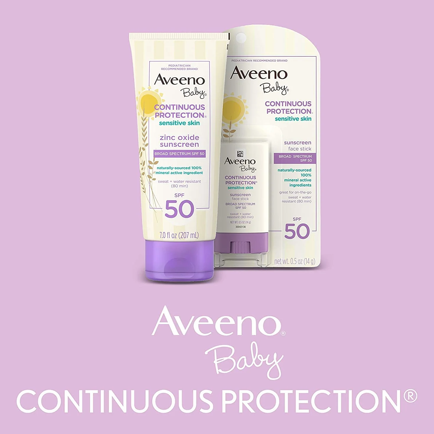 Aveeno Baby Natural Protection Stick SPF 50 plus -- 0,5 oz by Aveeno