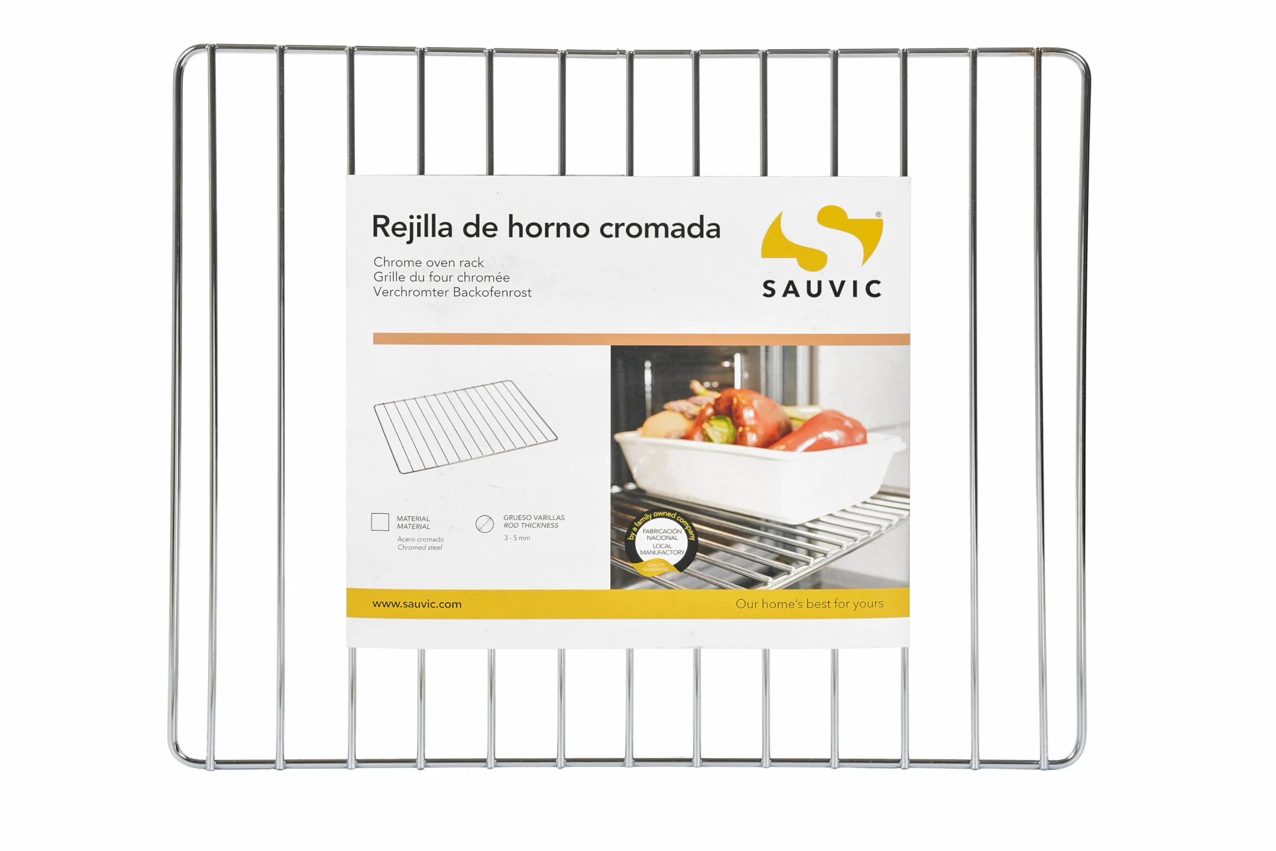 Sauvic Ruszt do piekarnika, stal chromowana, 44,5 x 34 cm, 02560