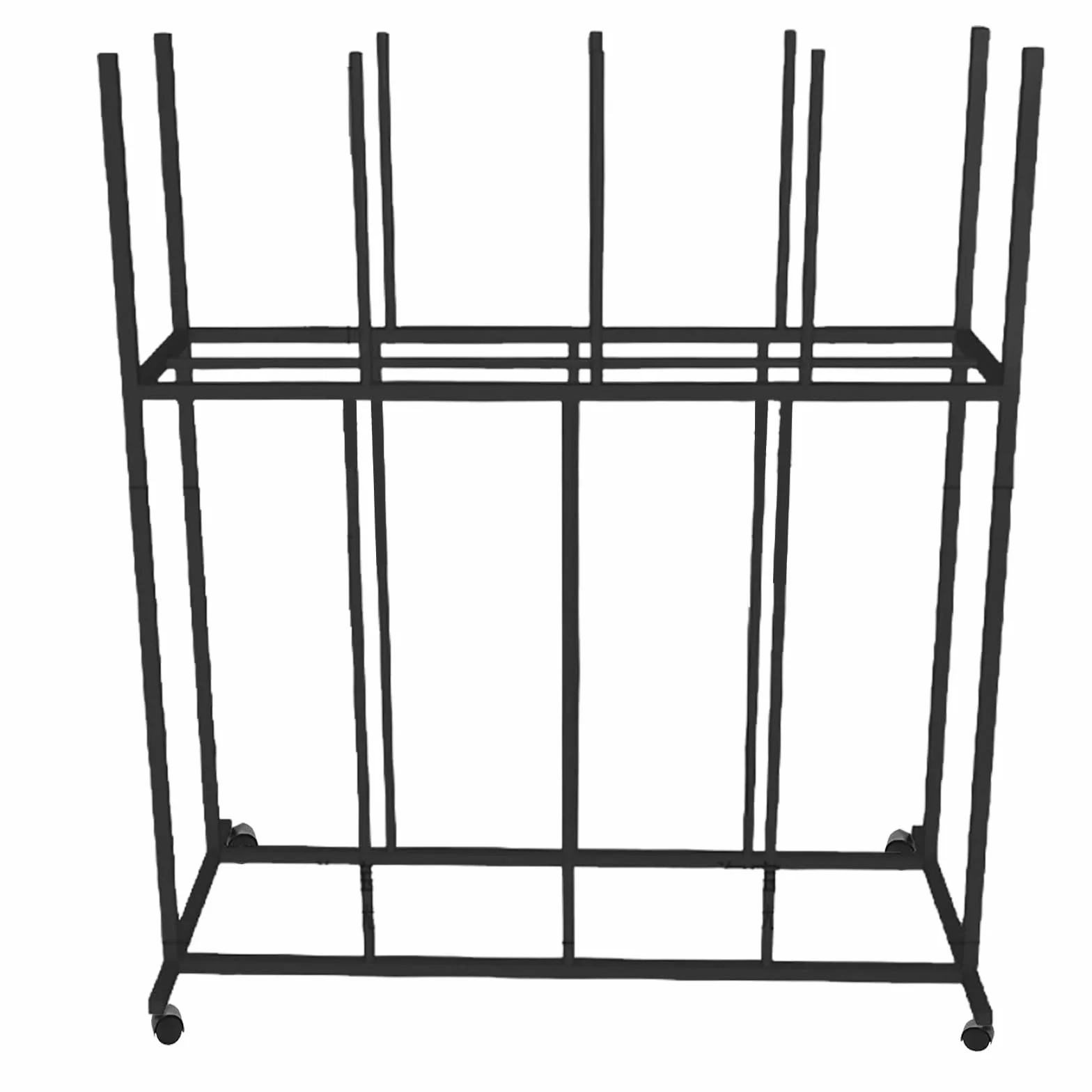 Portab na stojaku do przechowywania z kółkami, wytrzymały karton, przegroda, wózek do przeprowadzki magazynu i stojak ekspozycyjny (135 x 60 x 150 cm, mieści 100–150 pudełek)
