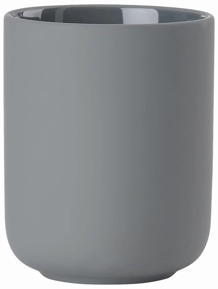 Zone Denmark Ume Kubek na szczoteczki do zębów 8,3 x 10,3 cm Grey
