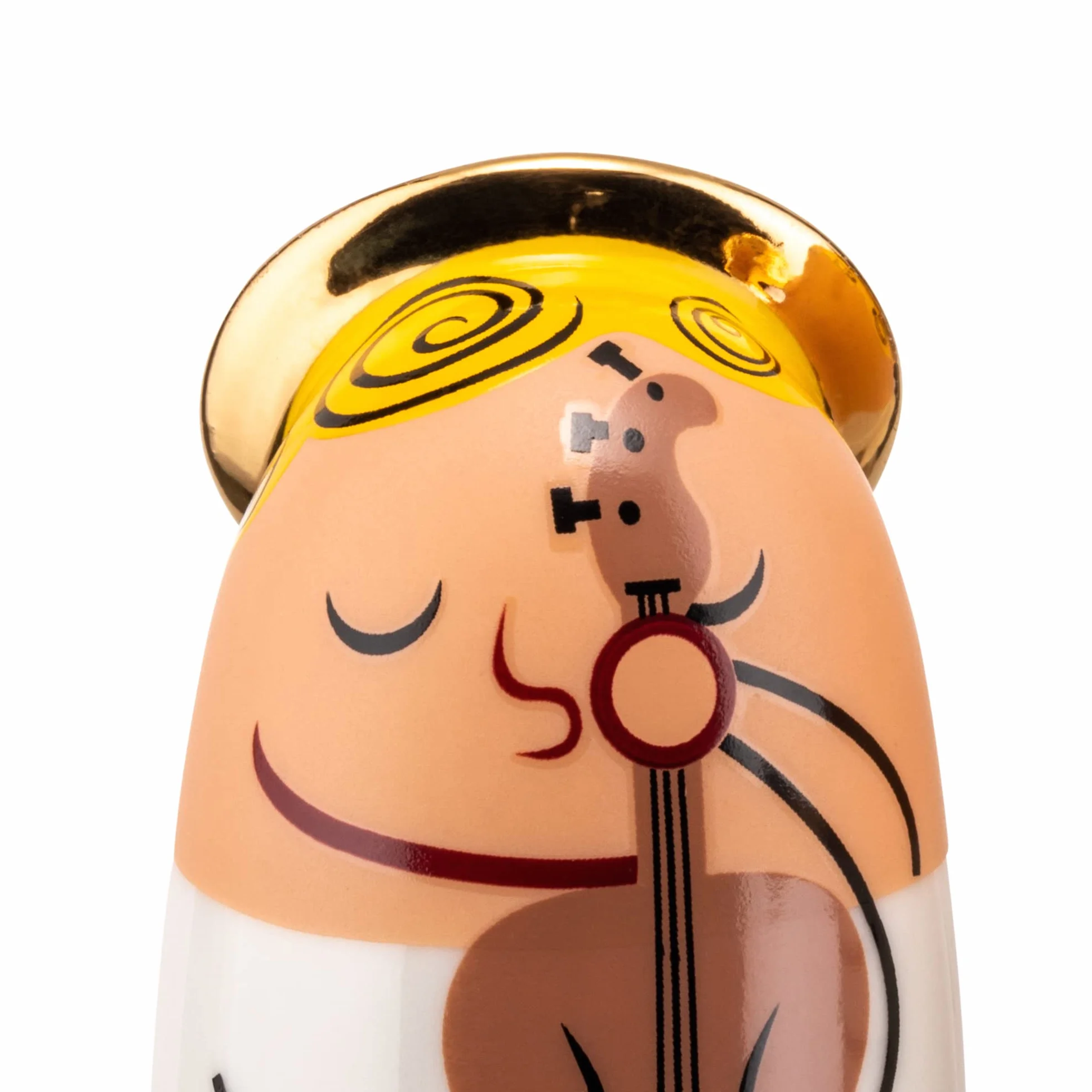Alessi Zestaw "Angels Band" składa się z dwóch figurek, porcelany, ręcznie dekorowany