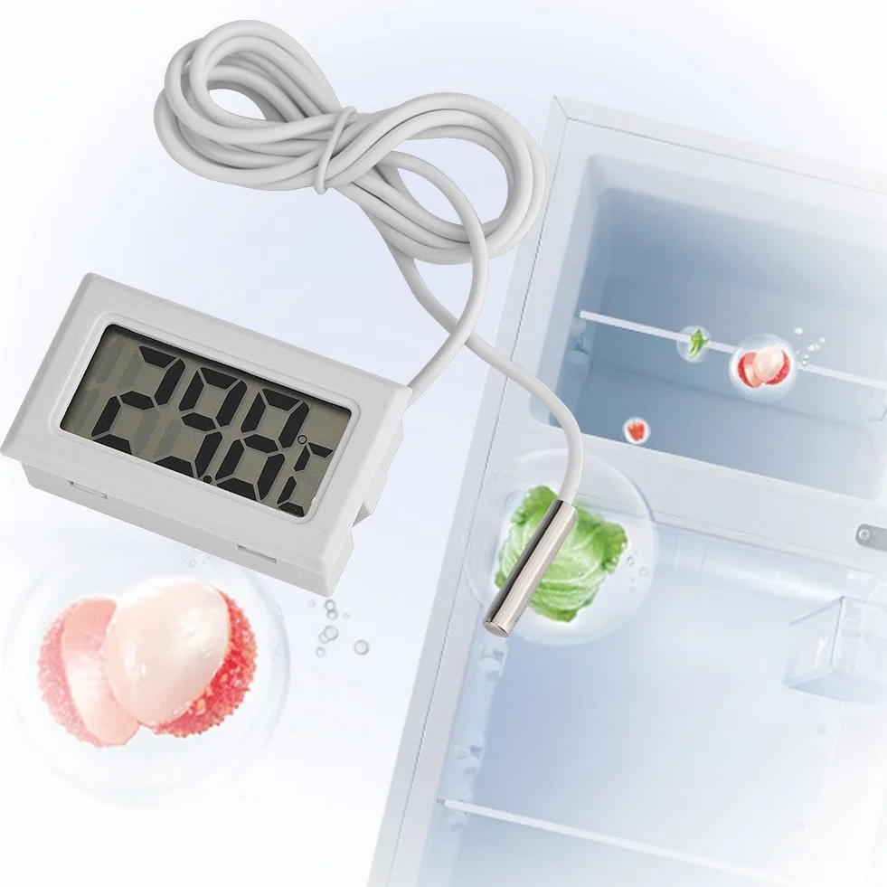 Termometr cyfrowy LCD mini miernik temperatury czujnik sondy