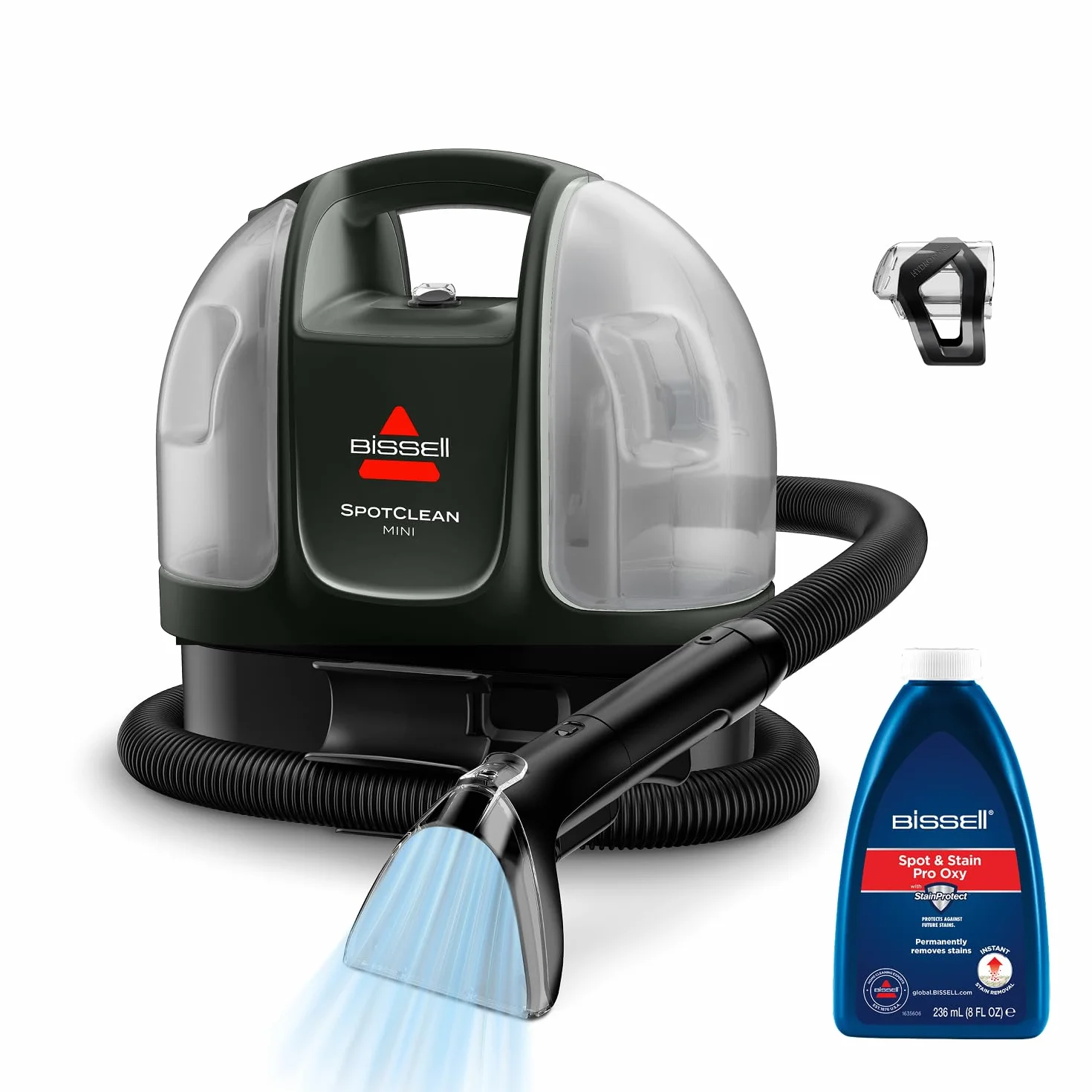 BISSELL SpotClean Mini Odkurzacz do Dywanów z Przewodem, Przenośny Odkurzacz do Prania Dywanów, Idealny do Szybkiego Czyszczenia, Kompaktowy i Lekki, Do Samochodu, Kanapy i Więcej, 41491