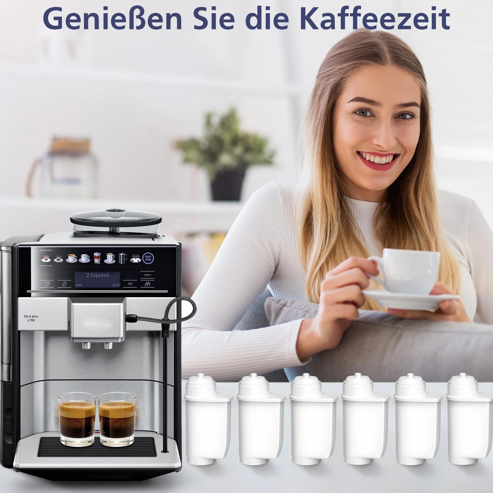 kaffeevollautomat wasserfilter Ersatz für simens 6 pack