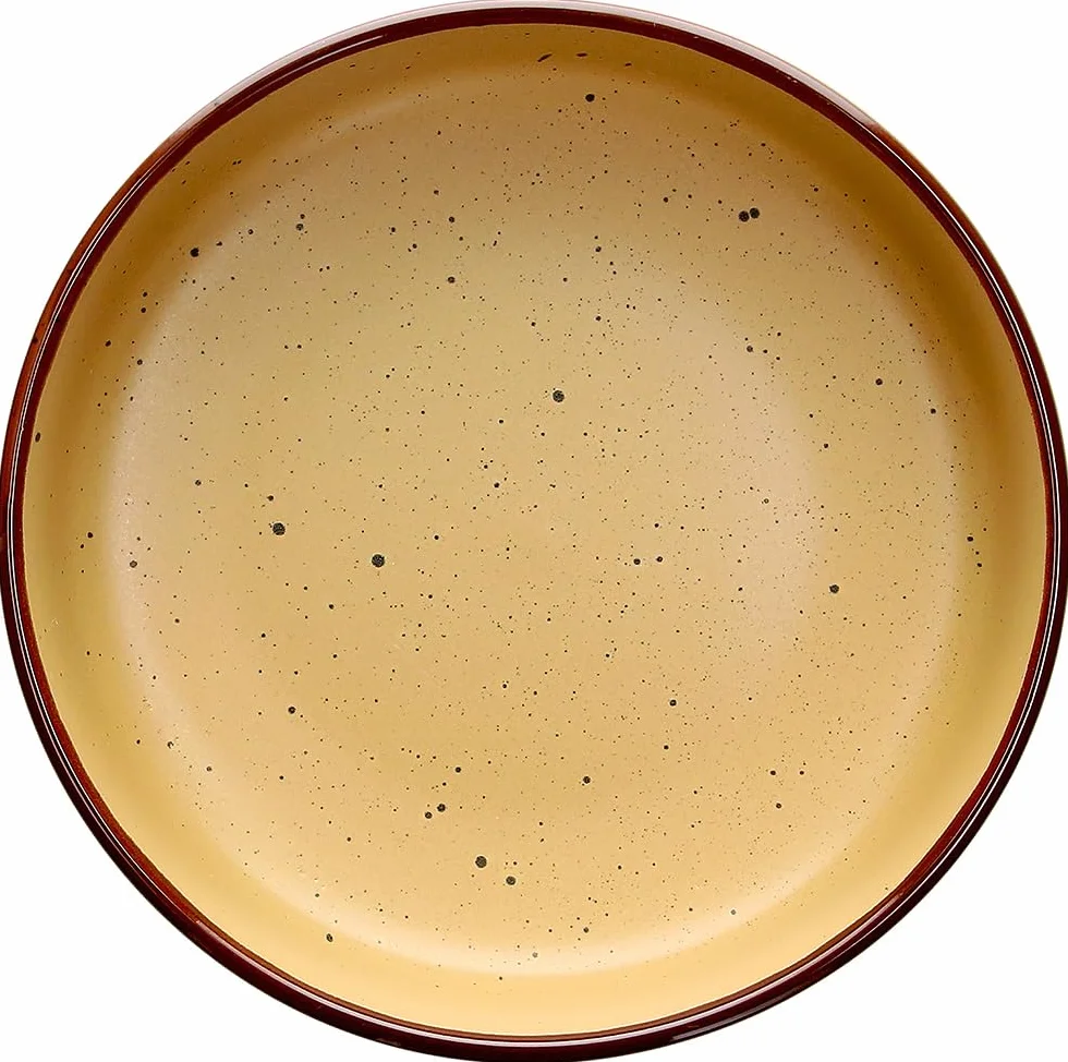 Tognana Brugia żółty ochra 18-częściowy zestaw naczyń dla 6 osób, Stoneware, żółta ochra