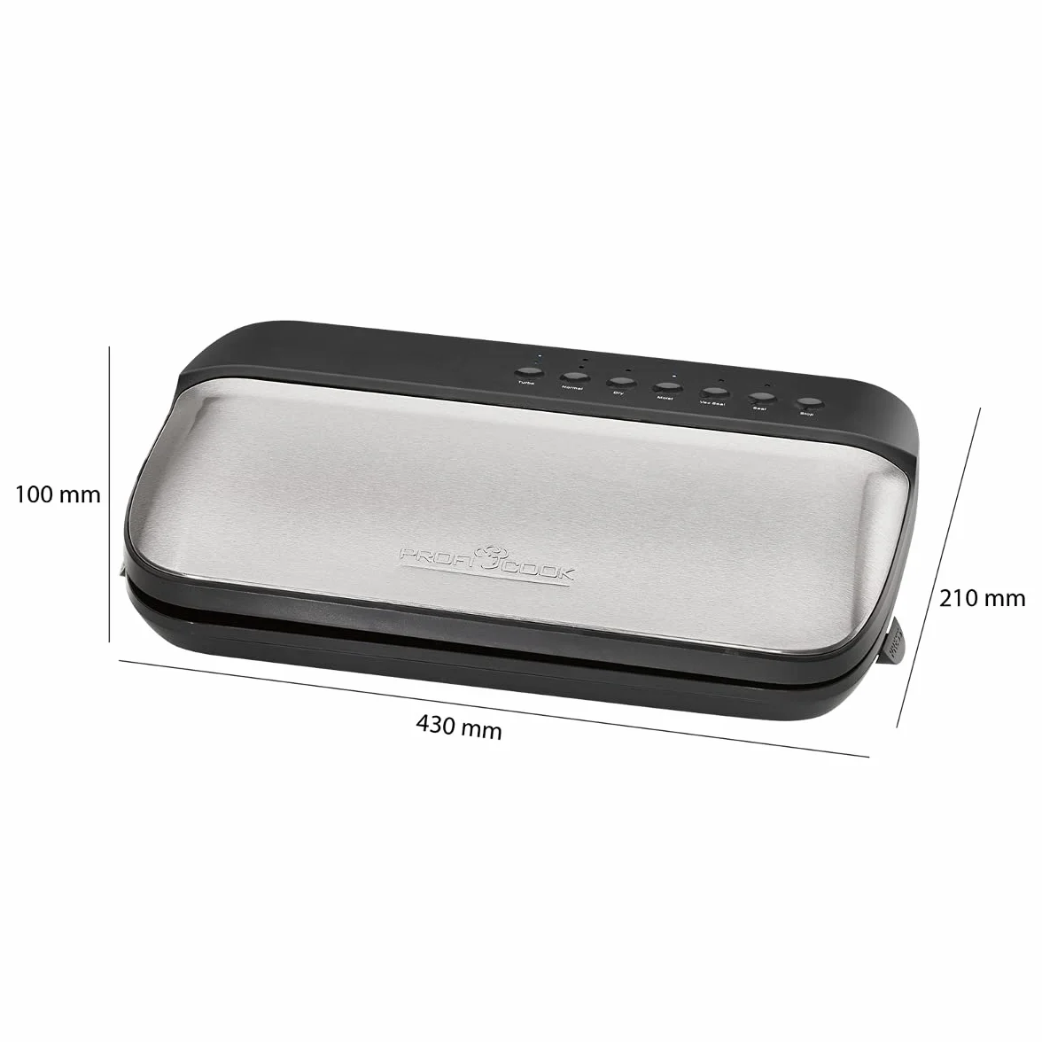Profi Cook PC-VK 1134 - maszyna sous vide 8x länger frisch ze stali nierdzewnej