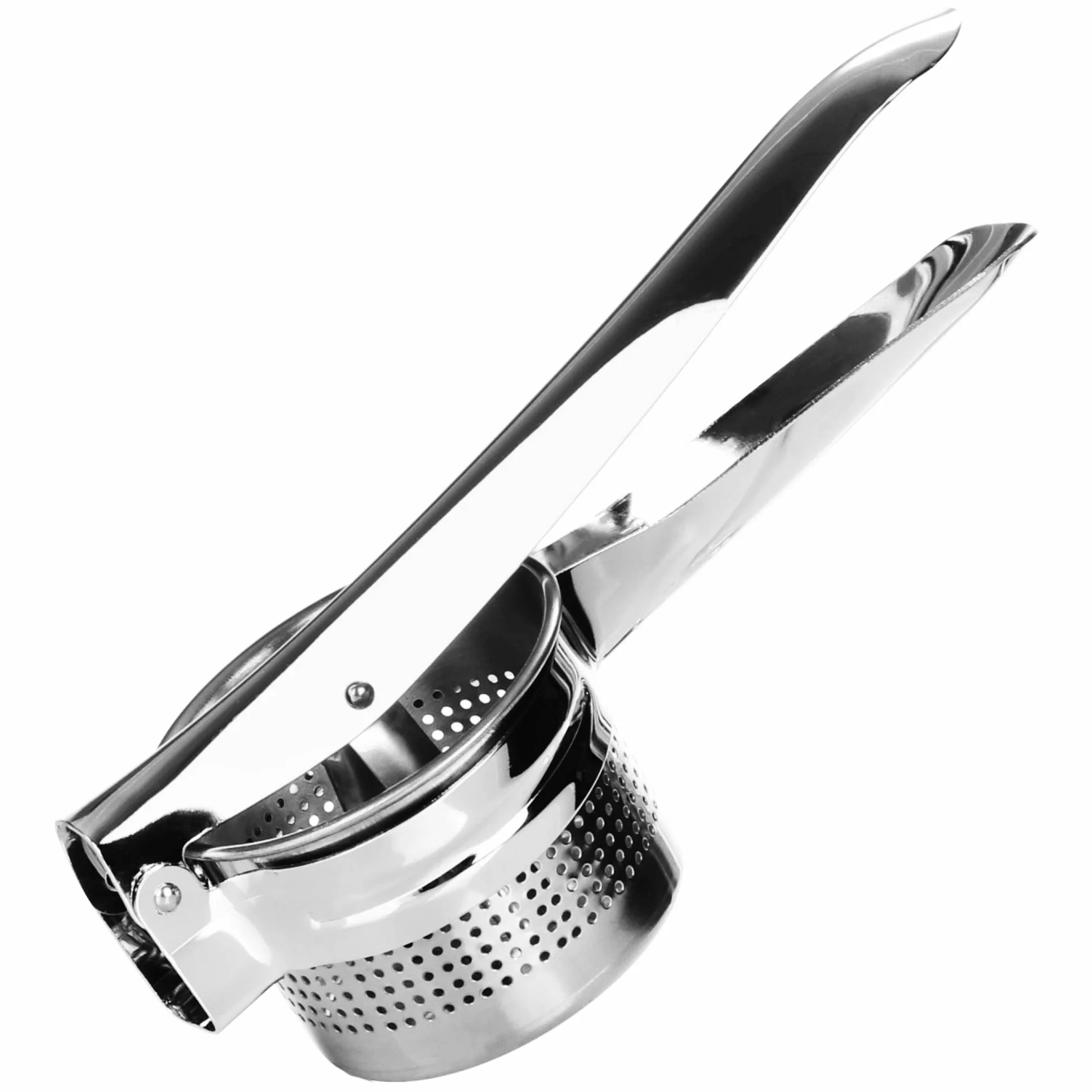 COM-FOUR® Prasa do ziemniaków - prasa reczna do ziemniaków, owoców i warzyw z wyjmowana wkladka sitowa - idealna do puree ziemniaczanego i drobnej szpachli (1 sztuka - V3)