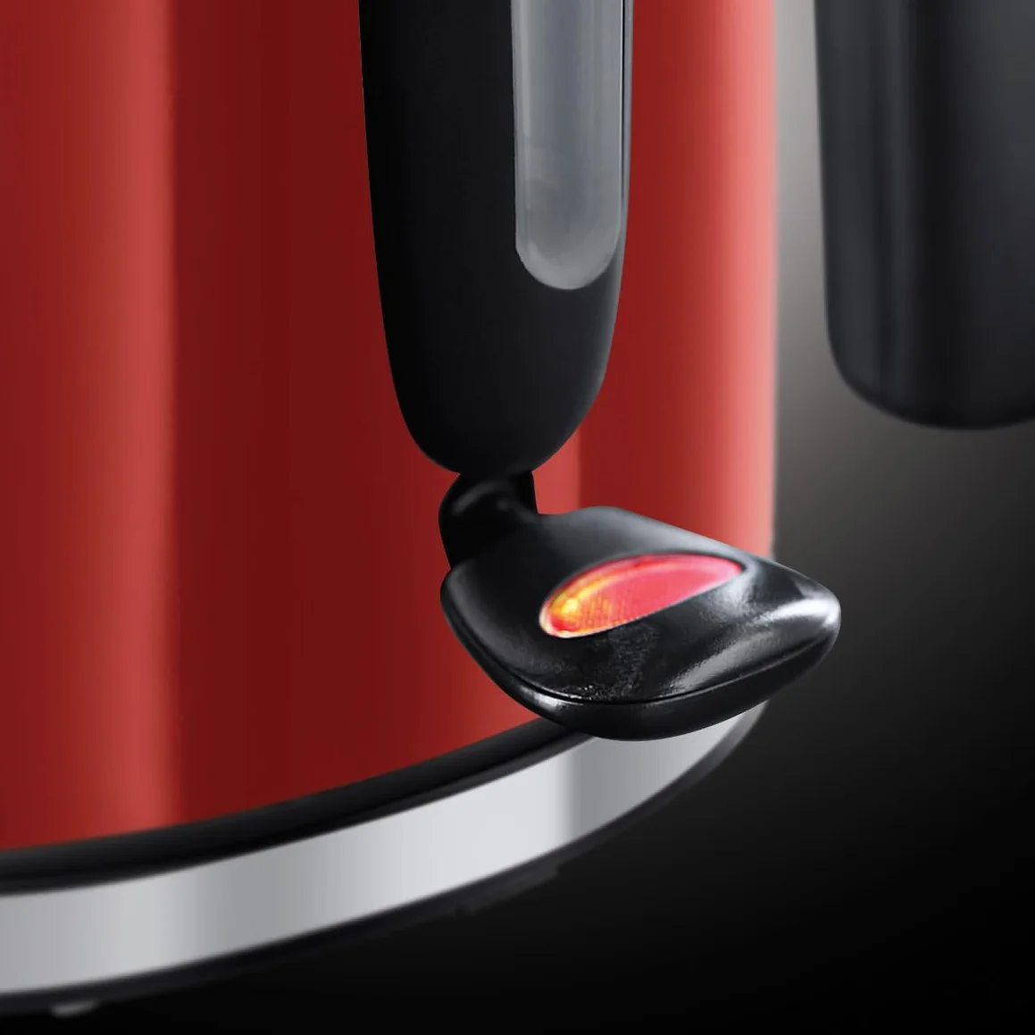 Russell Hobbs czajnik elektryczny, markery szybkiego gotowania, wymienny filtr antywapienny, kontroler strix KEAI, pojemność 1,7l, moc 2200W, stal nierdzewna, czerwony, Colours+ 20412-70