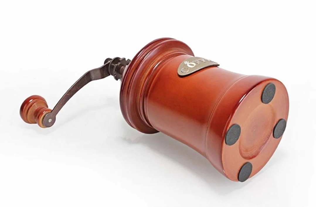 Ręczny młynek do kawy ze stali nierdzewnej, regulowany ceramiczny mechanizm mielący w stylu retro