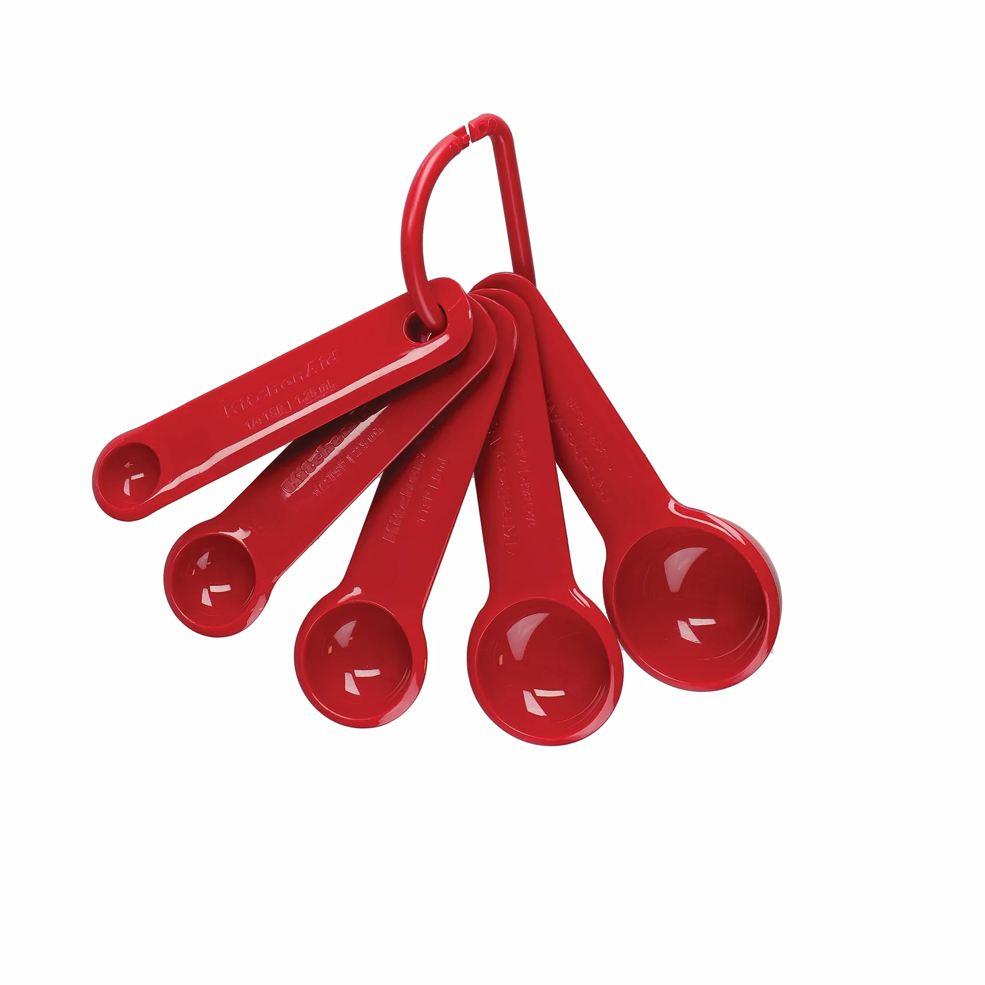 KitchenAid Universal Measuring Spoon Set, Red