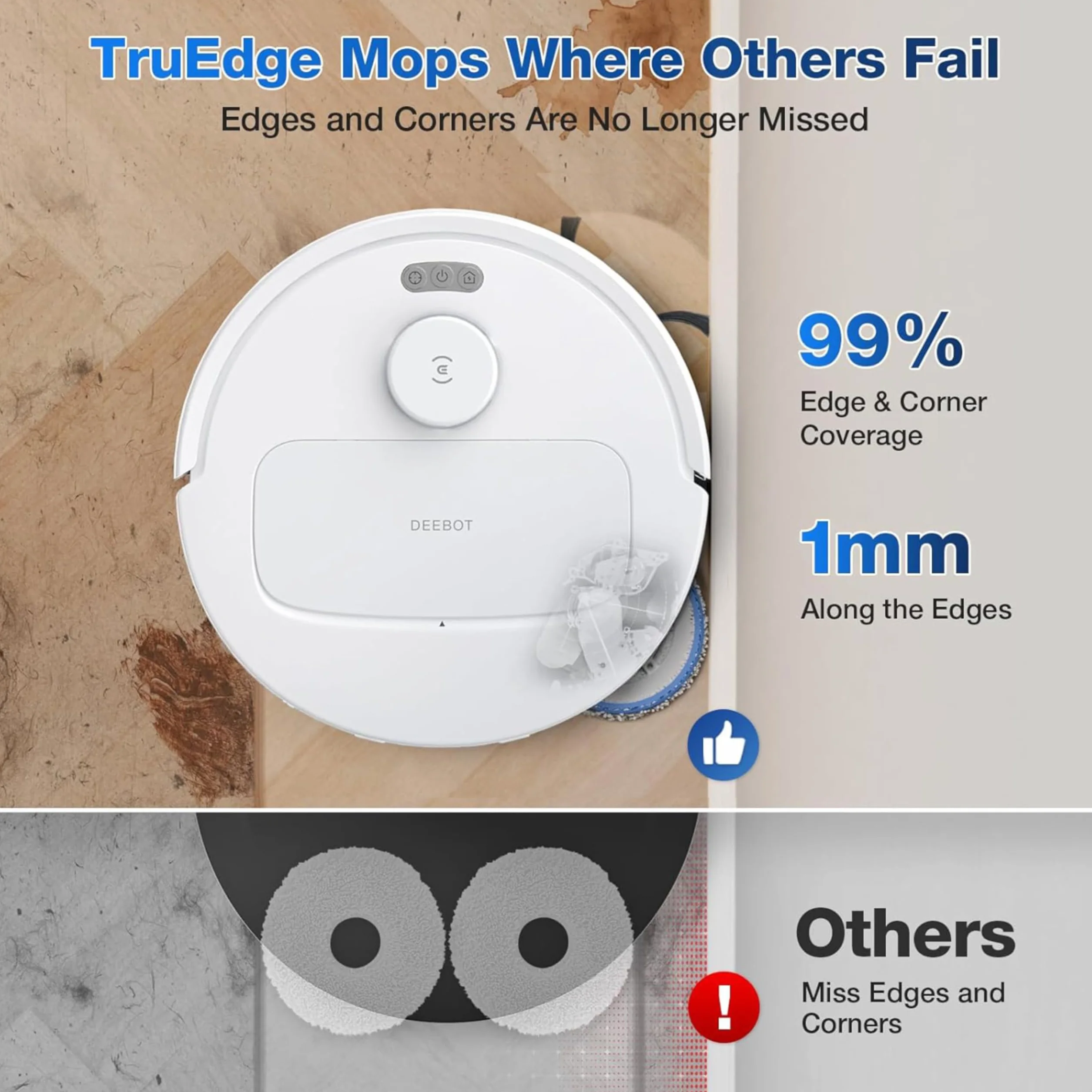 Ecovacs N30 PRO OMNI WHITE Robot Odkurzający