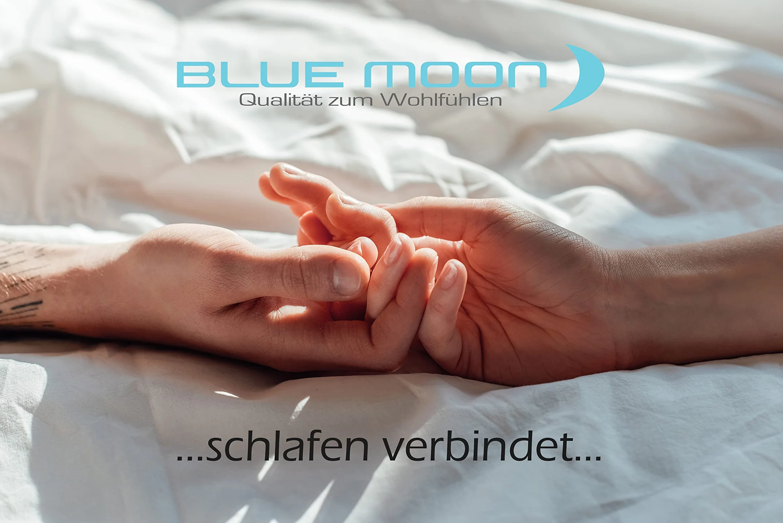 BLUE MOON Luksusowe prześcieradło z gumką – 180-200 x 200 cm – dżersej – 96% bawełna/4% elastan – 190 g/m² – wysokość materaca 30 cm – gumowane dookoła – nadaje się do boxspring– Öko-Tex – Made in
