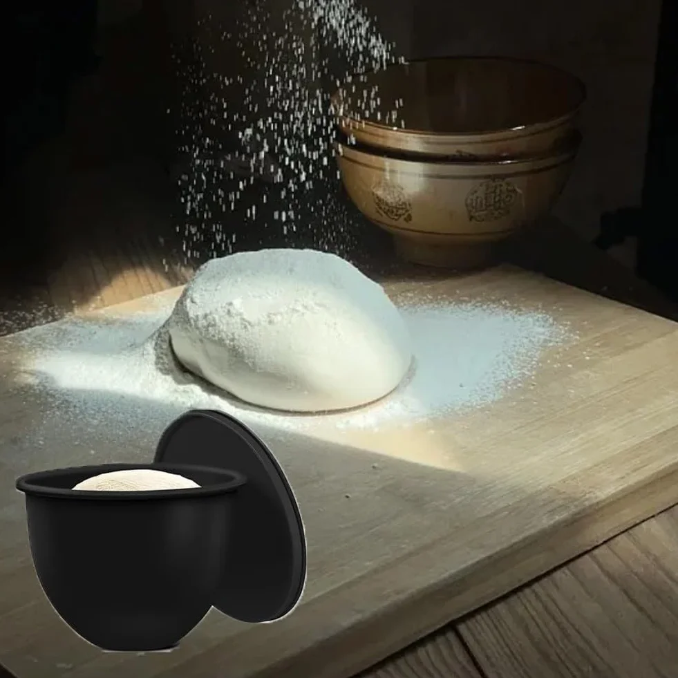 Silikonowa wkładka do robota kuchennego do miksera stojącego Kitchenaid, silikonowa wkładka do miski z pokrywką, do miksera pionowego, nadaje się do mycia w zmywarce i kuchence mikrofalowej, odporna