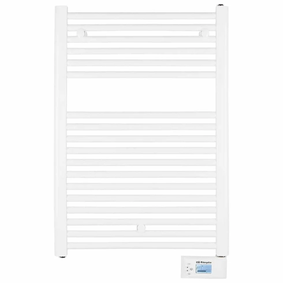 Orbegozo THA 315 elektryczny grzejnik łazienkowy z wyświetlaczem LCD i cyfrowym termostatem, programowalny, moc: 500 W