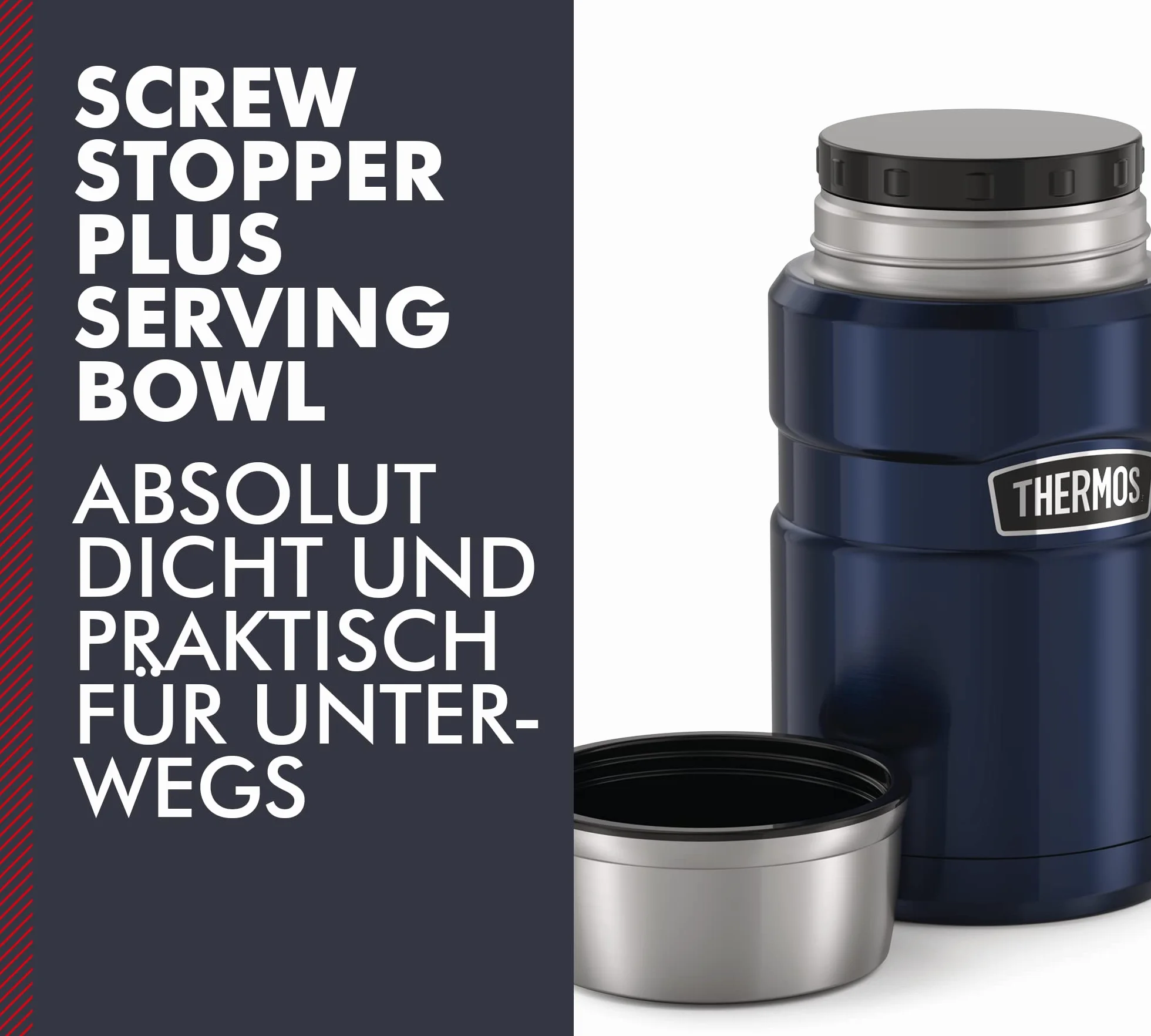 THERMOS Pojemnik termiczny do jedzenia 710 ml stal nierdzewna szczelny