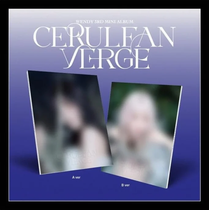 WENDY CERULEAN VERGE 3. mini album fotoksiążka Ver/CD + książka + 2 plakaty + 2 karty + prezent (zestaw 2)