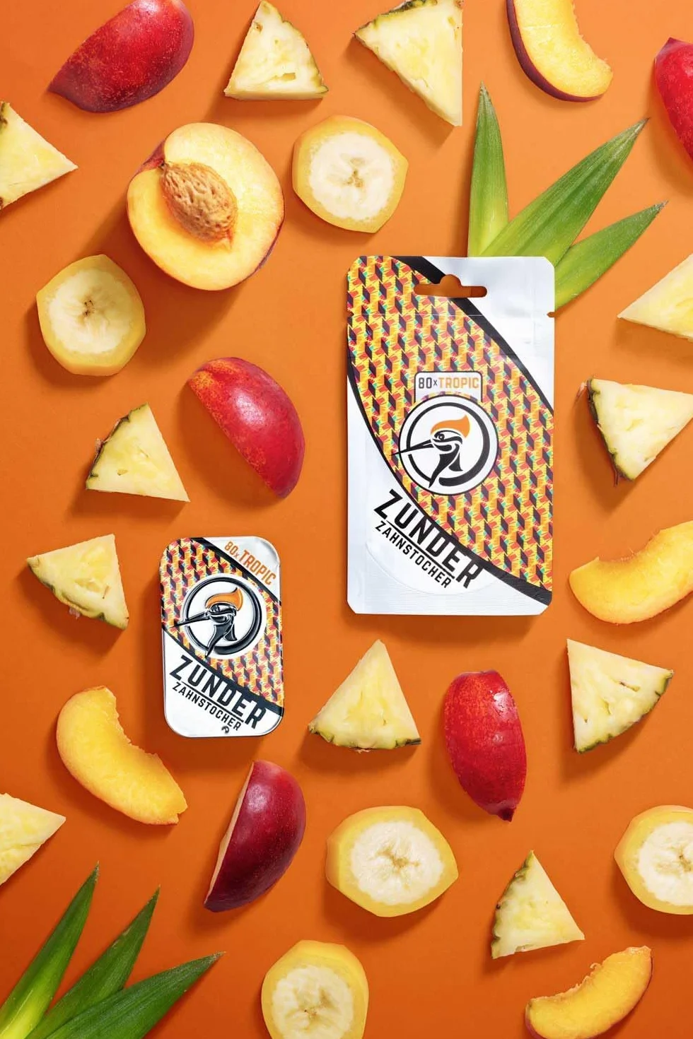 Wykałaczka ze smakiem – idealnie nadaje się do czyszczenia zębów lub do pozbycia się niechcianych nawyków + ochrona przed wysyłką Heartforcards® (Tropic)