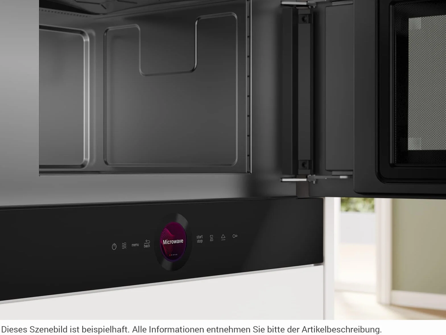 Bosch BFR7221B1 kuchenka mikrofalowa do zabudowy czarna