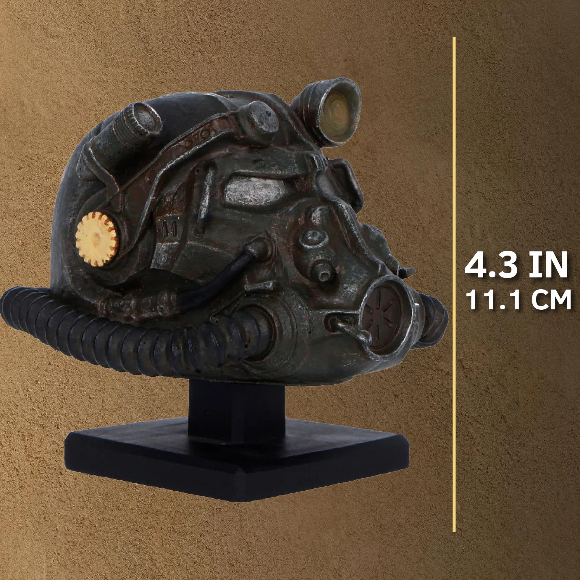 Nemesis Now Fallout T-60 Power Armour Figurka kasku, oficjalnie licencjonowana, ręcznie malowana żywica, do gier, kolekcjonerska replika, 11,1 cm