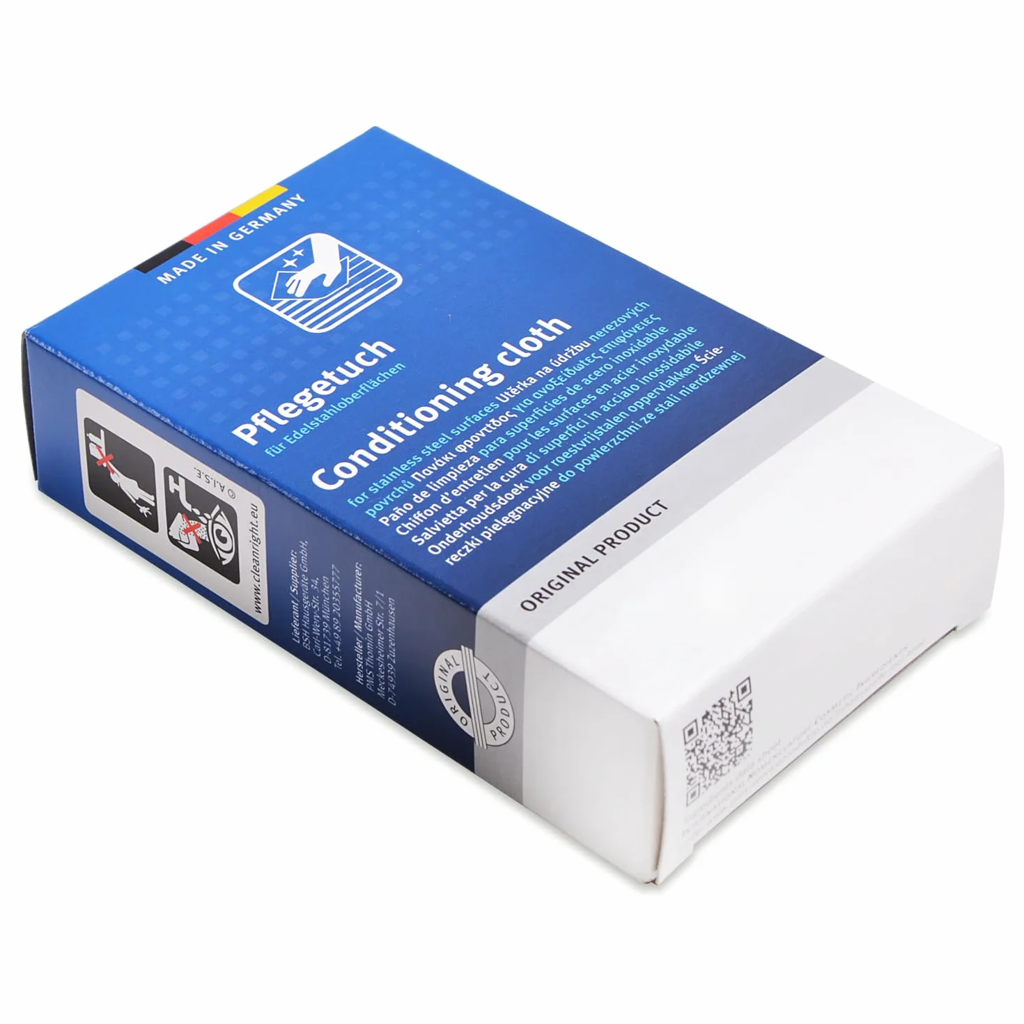 VIOKS Ściereczka do pielęgnacji powierzchni ze stali nierdzewnej, 10 x zamiennik do Bosch 00311944 Protect, stal nierdzewna, chusteczki do pielęgnacji piekarnika, płyty kuchennej, lodówki, kuchenki mikrofalowej, maszyny kuchennej
