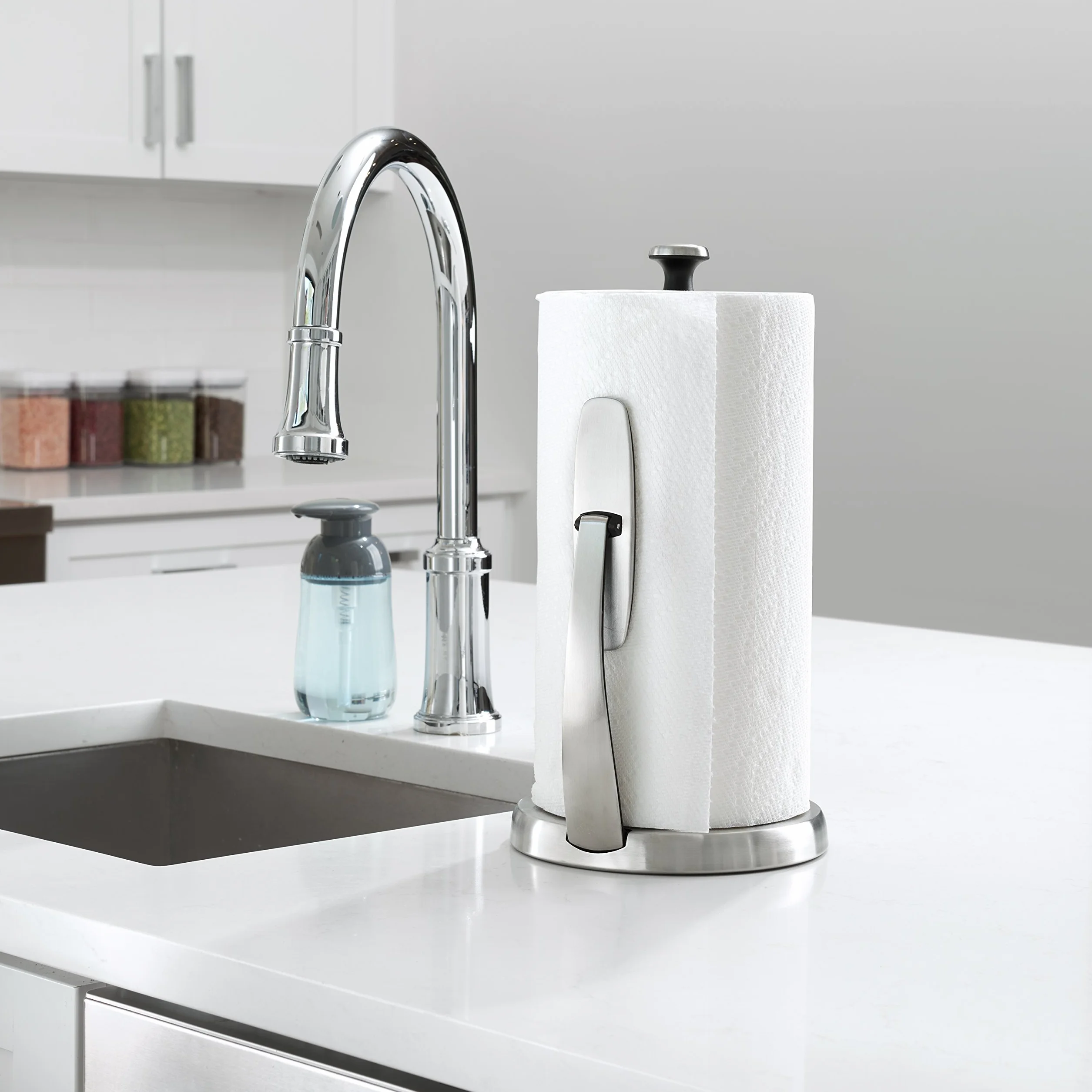 Oxo Simplytear Stojak na Ręczniki Srebrny 33 x 18 cm