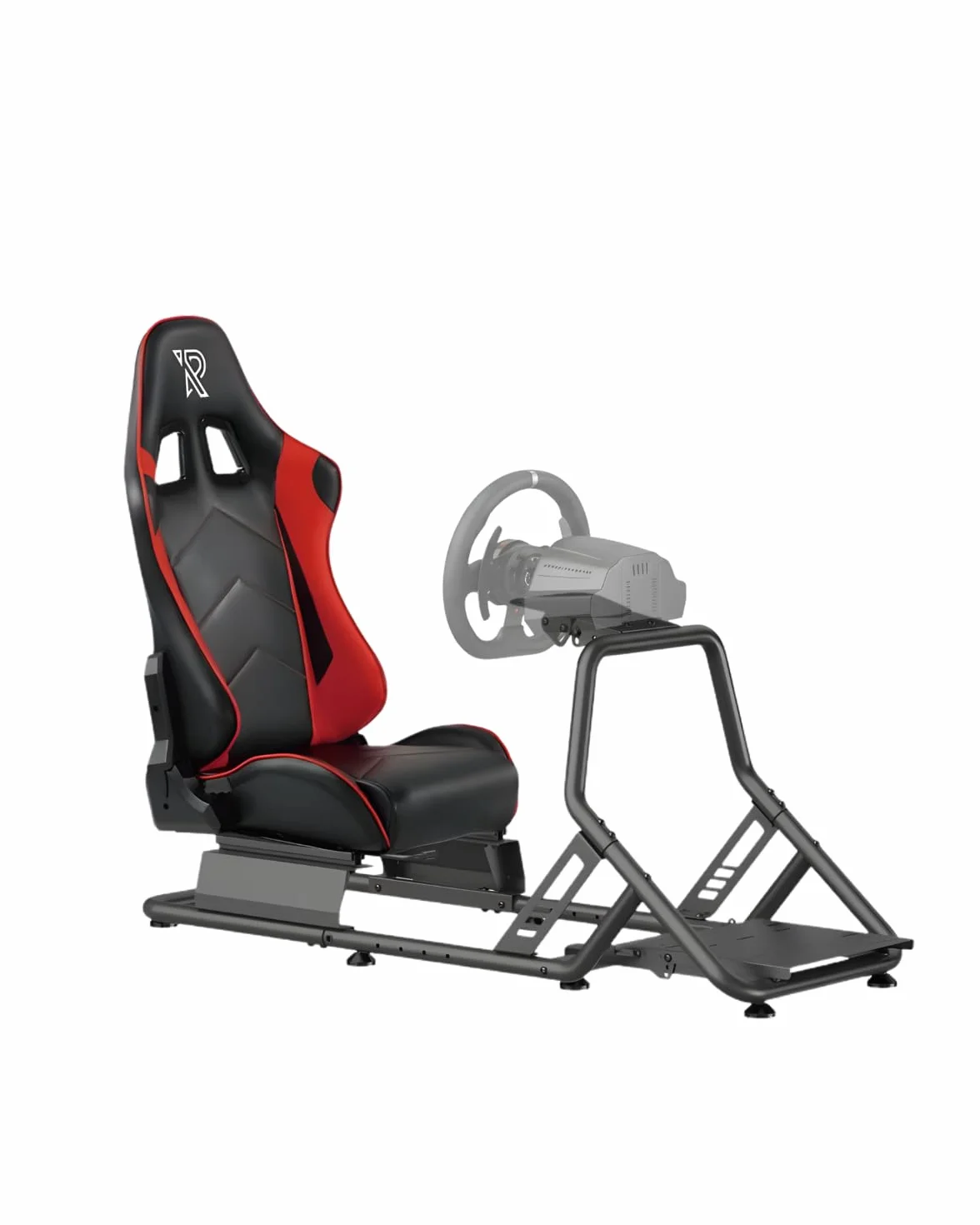 Ranqer Racing Simulator Cockpit - Racing chair with steel frame - Racing Cockpit/Racing Simulator Rhair - Adjustable Backrest for Beginners and Professionals - Metal frame - Simracing cockpit