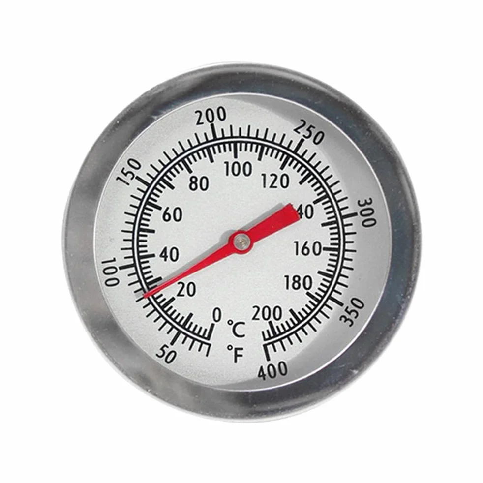 Termometr do Oleju ze Stali Nierdzewnej, długość Sondy 20 Cm, Termometr do Cukierków ze Wskaźnikiem Temperatury Smażenia na Grillu (Jak pokazano)