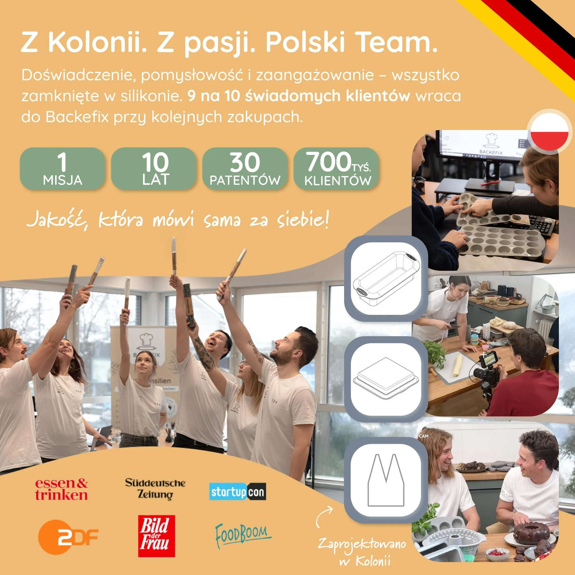 Backefix Koszyk do garowania chleba okrągły 25 cm wewnątrz mały 500 g do 1 kg chleba – zrównoważone i naturalne pieczenie chleba z koszem do garowania | koszyk do pieczenia chleba | odnawialna rura do