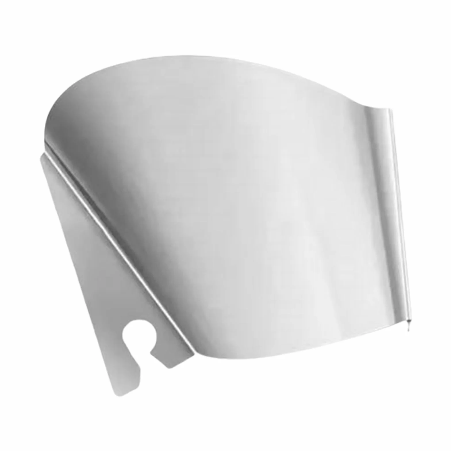 Kitchen Mixer Pouring Shield, Anti-Splash Pour Chute, Stainless Steel Splatter Guard, Protective Mixer Cover, Versatile Kitchen Accessory 7.87x15.35 inches for Glass Bowl