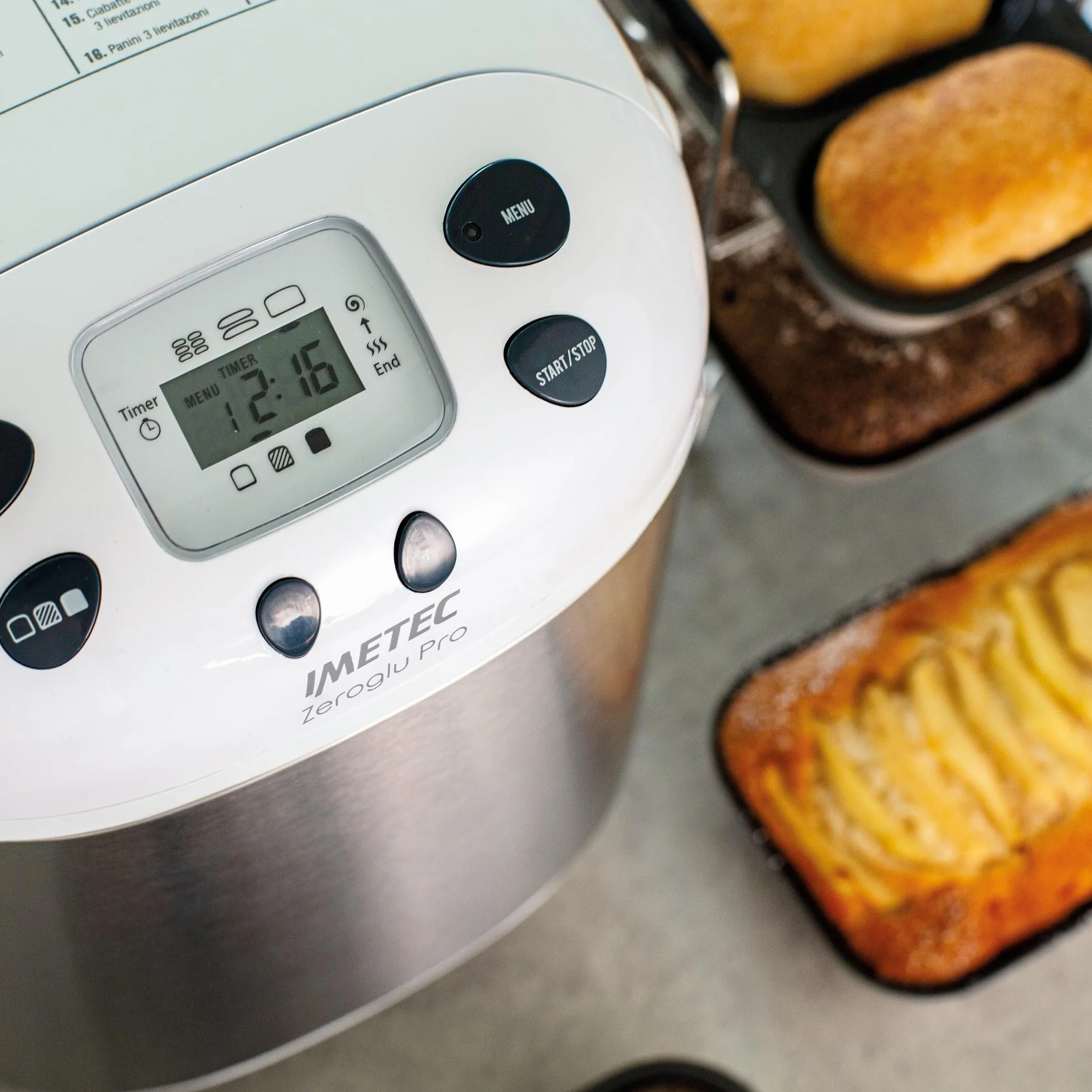 Imetec 7916 Zero-Glu Pro urządzenie do bezglutenowego chleba 20 programów