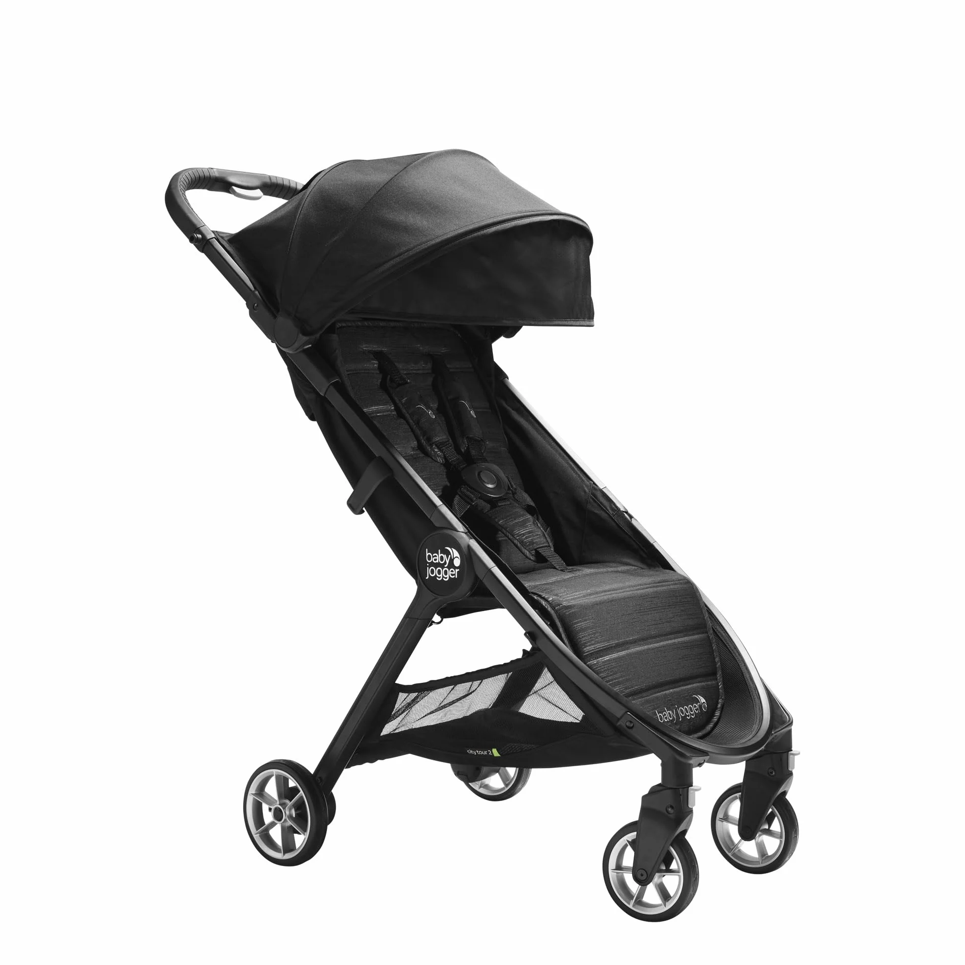 Wózek spacerowy Baby Jogger City Tour 2 Pitch Black Lekki 6,5 kg czarny
