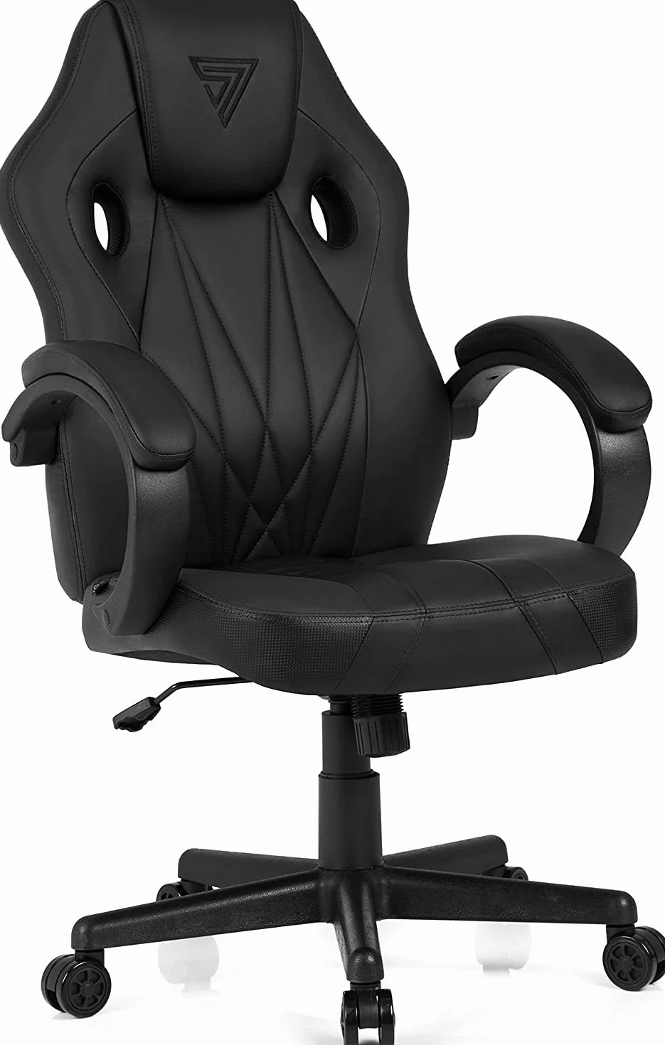 Sense7 Prism Fotel Gamingowy, Sztuczna Skóra, Czarny, 119x62x58