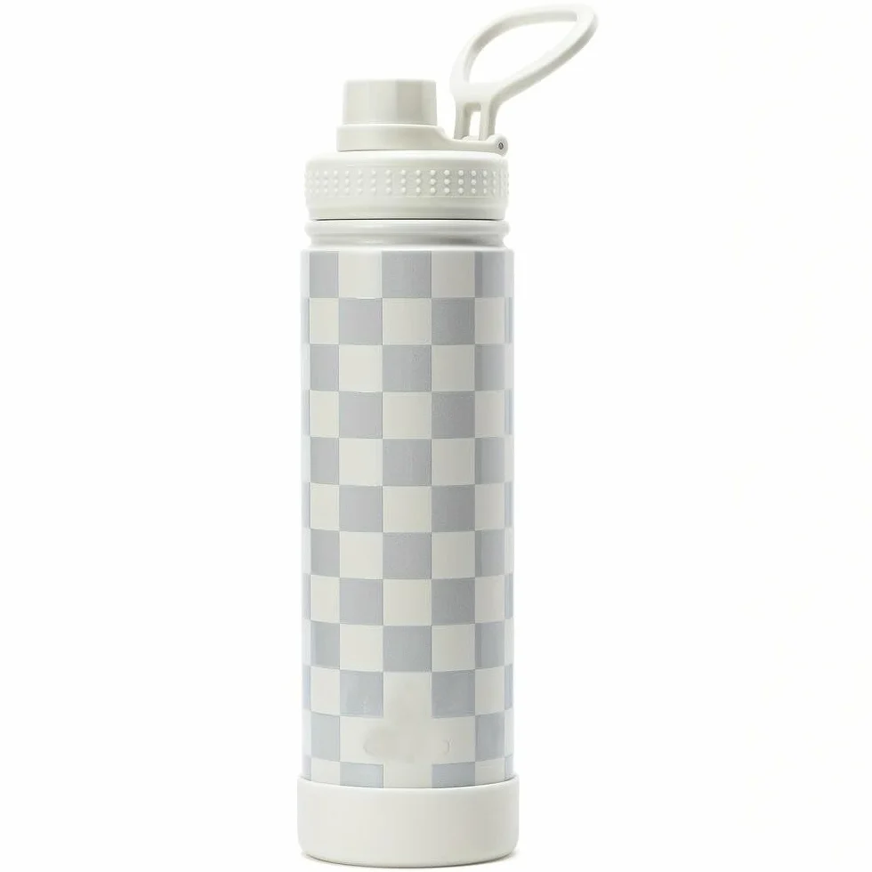 Izolowana butelka na wodę szerokie usta stalowy kubek z pokrywką szczelny podwójna ścianka vacuum flask 24h zimny kołnierz (22oz Green Blue)