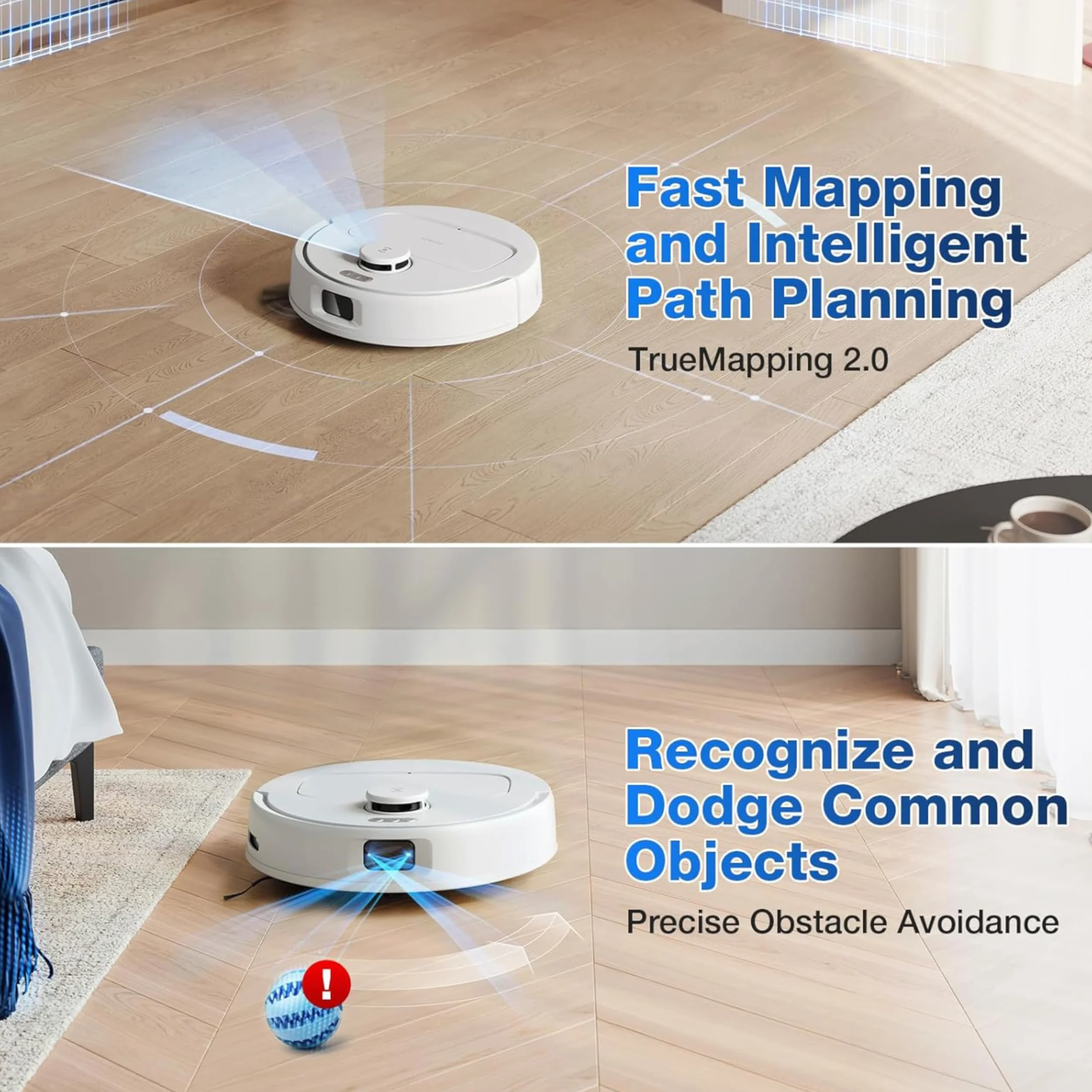 Ecovacs N30 PRO OMNI WHITE Robot Odkurzający
