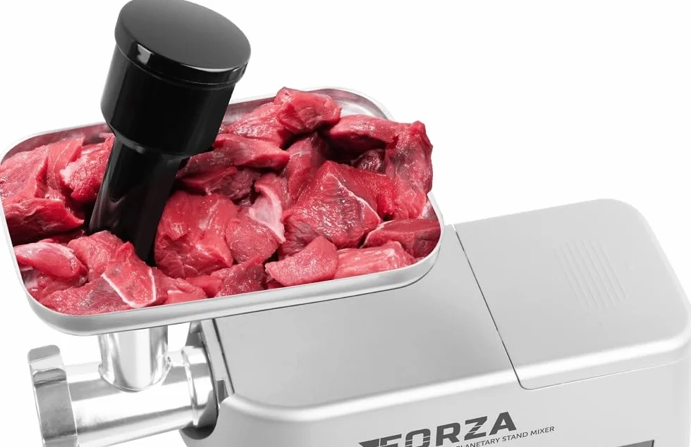 ECG FORZA 5500 Day srebrny robot kuchenny 1500 W, wyświetlacz LED srebrny