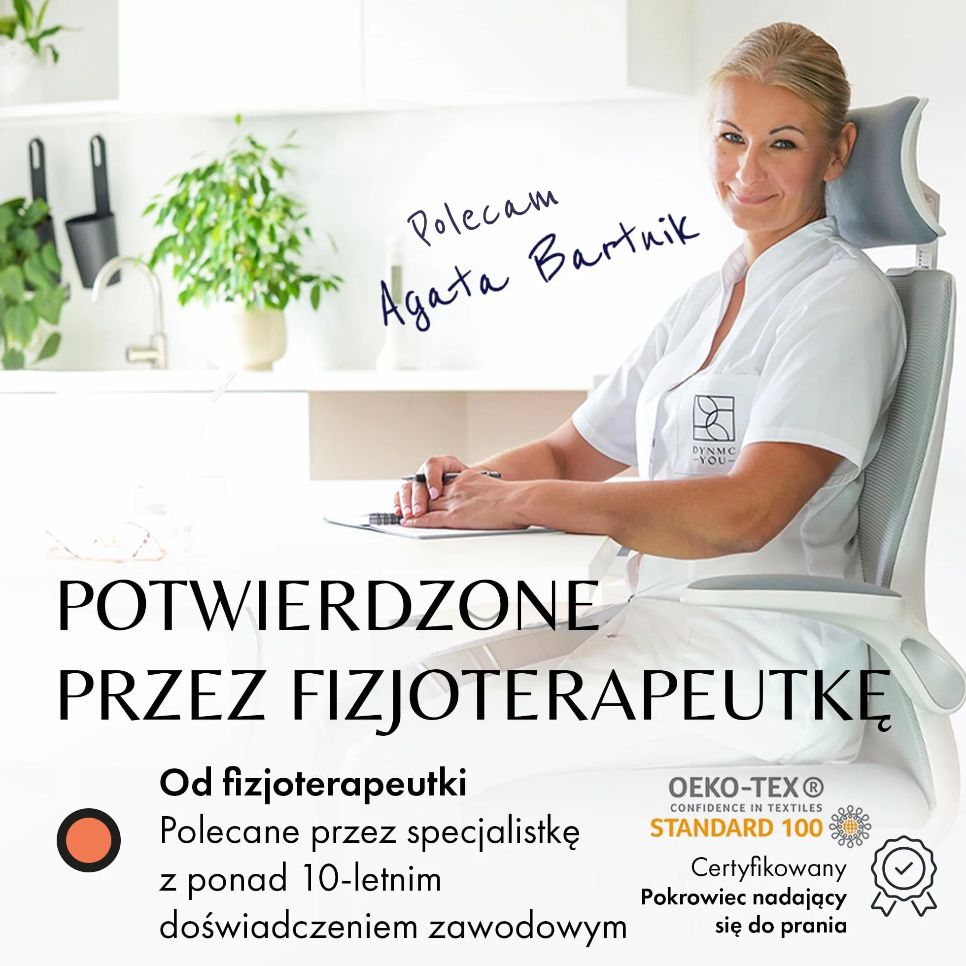 Poduszka Outdoor Na Krzesło Ogrodowe 40x40 cm Gruba Pianka Memory Antypoślizgowa OEKO-TEX Zestaw 2/4 Sztuk