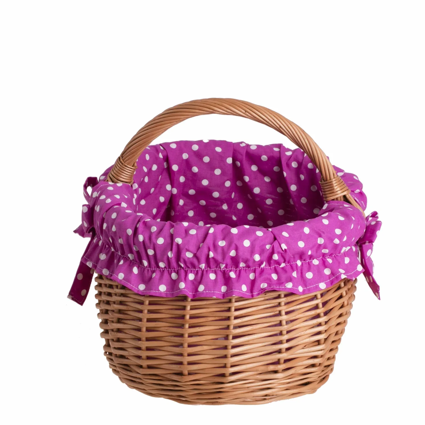 e-wicker24 kosz na zakupy z wikliny w naturalnym kolorze, kosz wiklinowy owalny