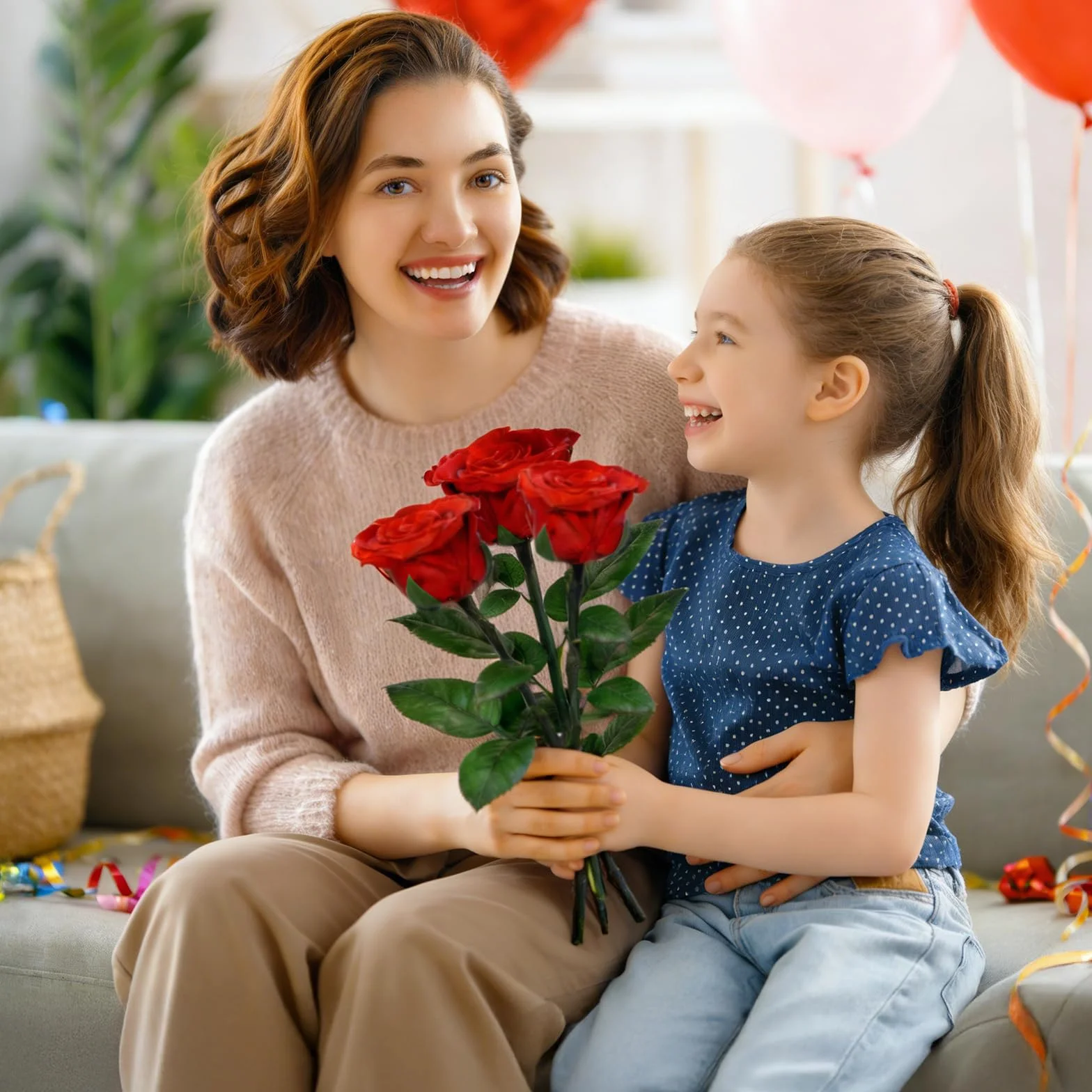 3 Infinity Rose, Wieczne Czerwone Róże Z łOdygami, Prawdziwa Róża Prezent Urodzinowy dla Kobiet, Zakonserwowany Kwiat Róż z PudełKiem na Dzień Matki Rocznica Walentynki BożE Narodzenie
