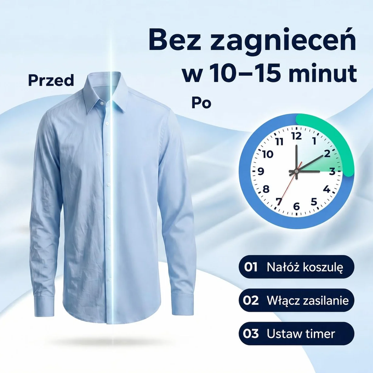 Automatyczny system do prasowania z manekinem do koszul i spodni – inteligentny system prasowania odzieży | Zastępuje żelazko i parownicę | Inteligentne urządzenie do wygładzania ubrań