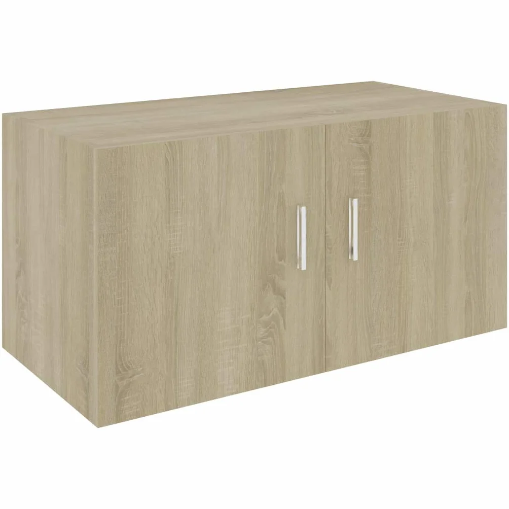 vidaXL Szafka ścienna, biała, 80x39x40 cm, materiał drewnopochodny