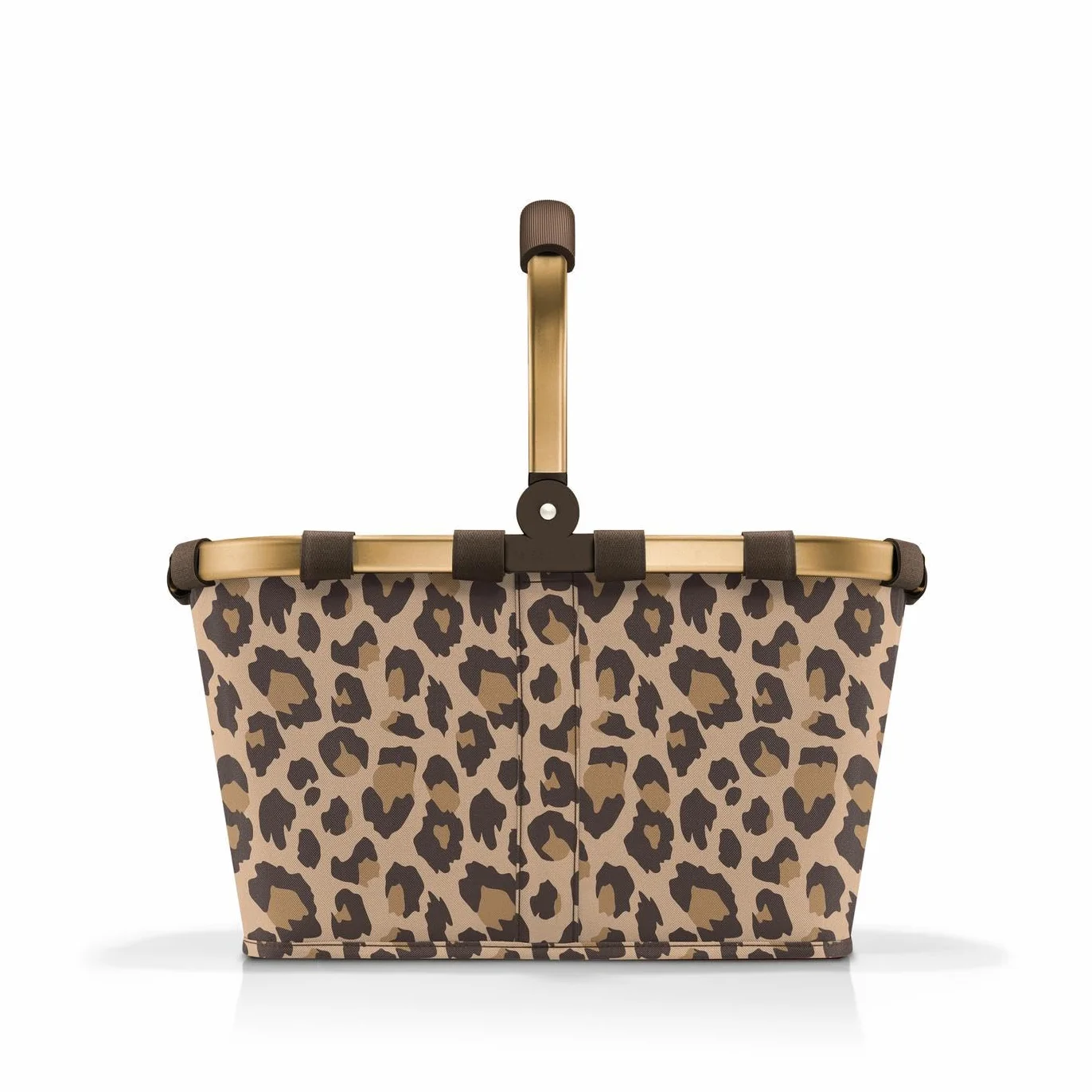 reisenthel Carrybag frame Leo macchiato – stabilny kosz na zakupy z dużą ilością miejsca do przechowywania i praktyczną kieszenią wewnętrzną – eleganckie i wodoodporne wzornictwo, Frame Leo Macchiato,