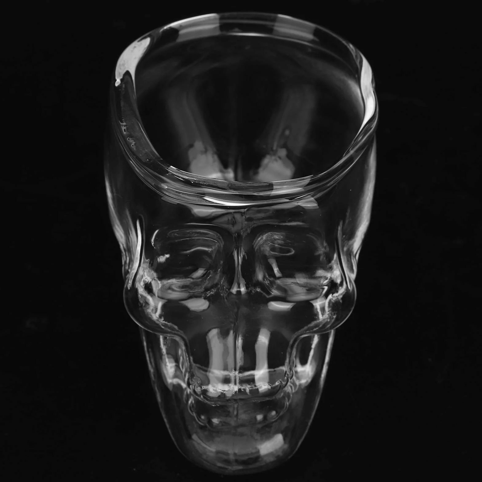 Kieliszek Do Wina Z Czaszką, 3 Szt. 75ML Szklany Kubek W Kształcie Czaszki W Kształcie Głowy Kubek Do Wina Piwo Napój Pojemnik Na Napoje Halloween Party Decor