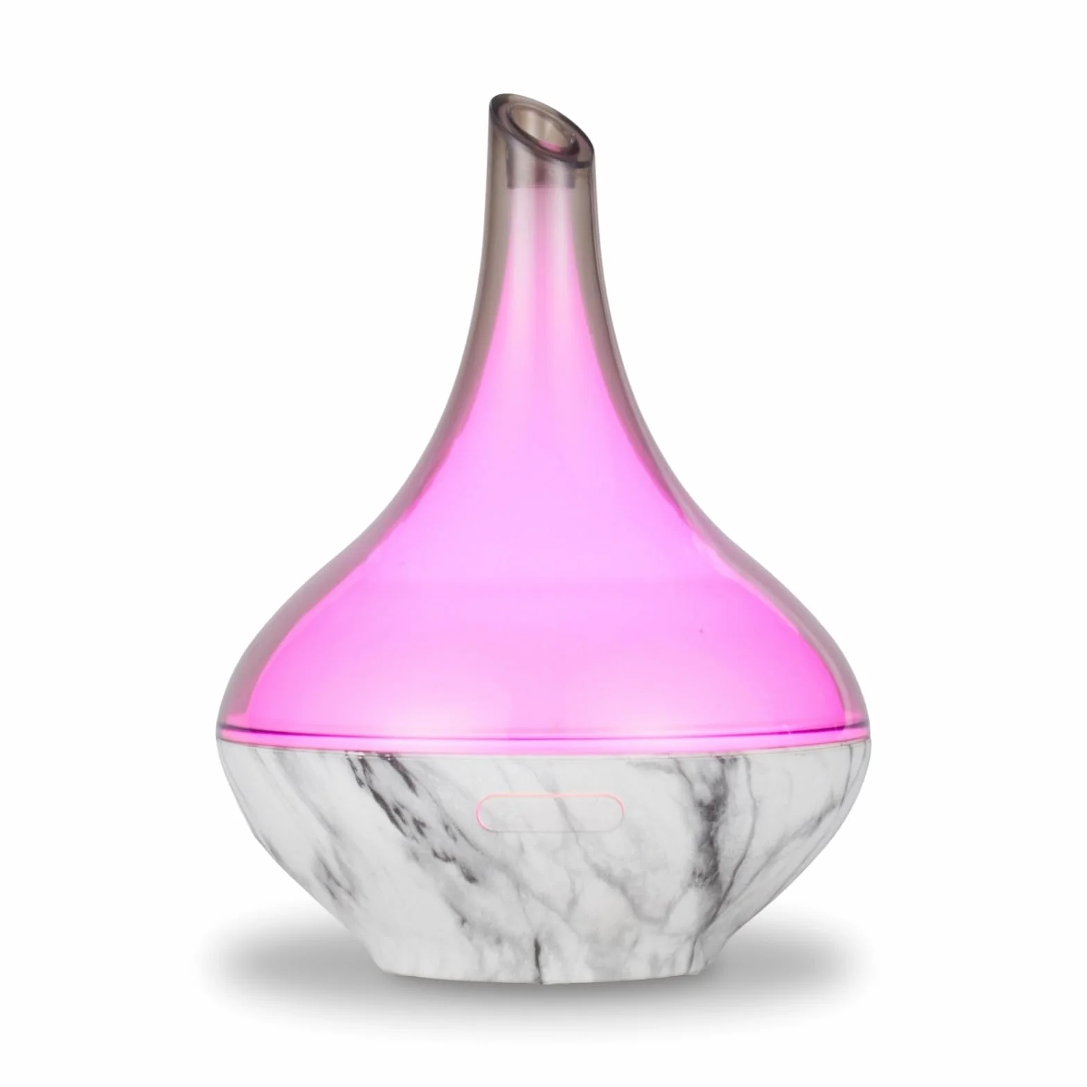 Zen'Aroma Dyfuzor olejku Hestia, ultradźwiękowy dyfuzor do aromaterapii zimnej, elektryczny dyfuzor nawilżacza, konfigurowalne oświetlenie LED, nowoczesny design, cichy i kompaktowy
