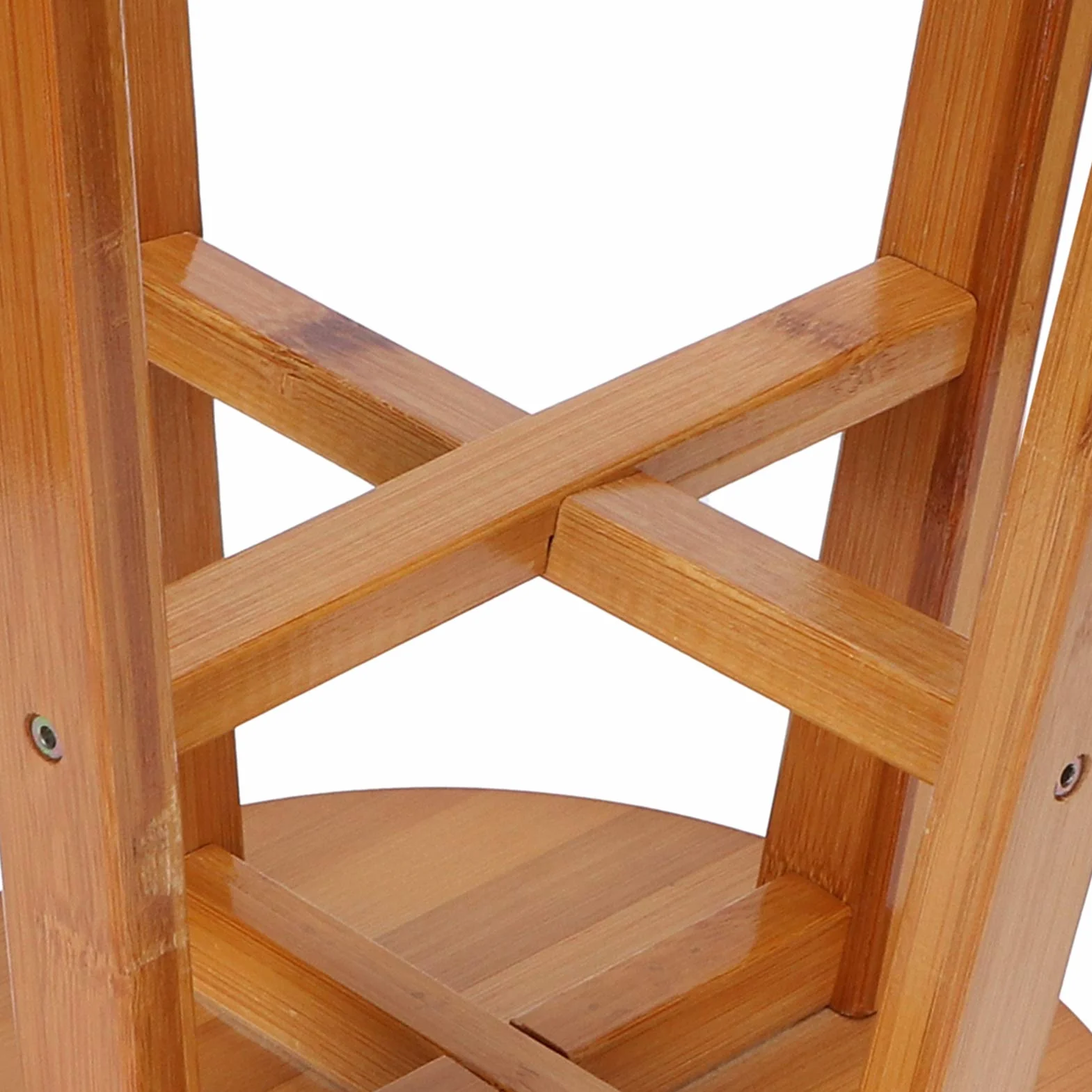 Escabeau en Bambou Tabouret Portable Bois Enfants Adultes Multifonctionnel Salle de Bains Cuisine