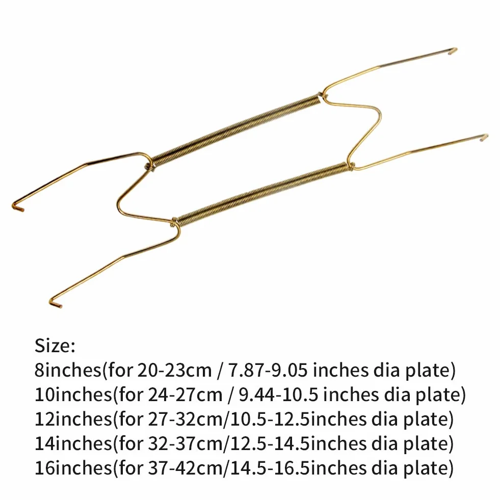 Wieszaki na talerze ścienne, stojaki na sztućce, 20 cm, 10, 12, 14, 40 cm, stojak na naczynia do dekoracji wnętrz, organizery szafek, niewidoczny talerz, uchwyt sprężynowy, stojak ekspozycyjny