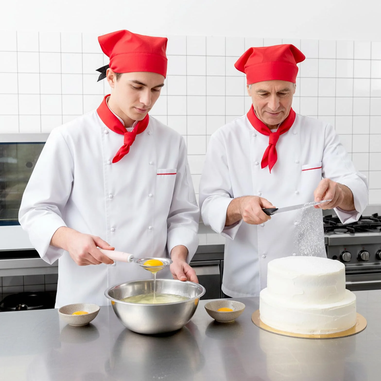 20,5 cm separator do żółtek ze stali nierdzewnej, separator białka z różowym uchwytem, separator żółtek, trwały separator żółtek do pieczenia, gotowania i przygotowywania potraw kulinarnych
