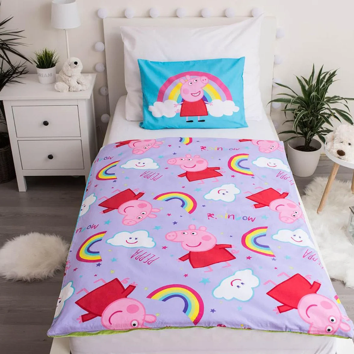 Jerry Fabrics PEP016 Pościel dla niemowląt, Świnka Peppa, 100 x 135 cm