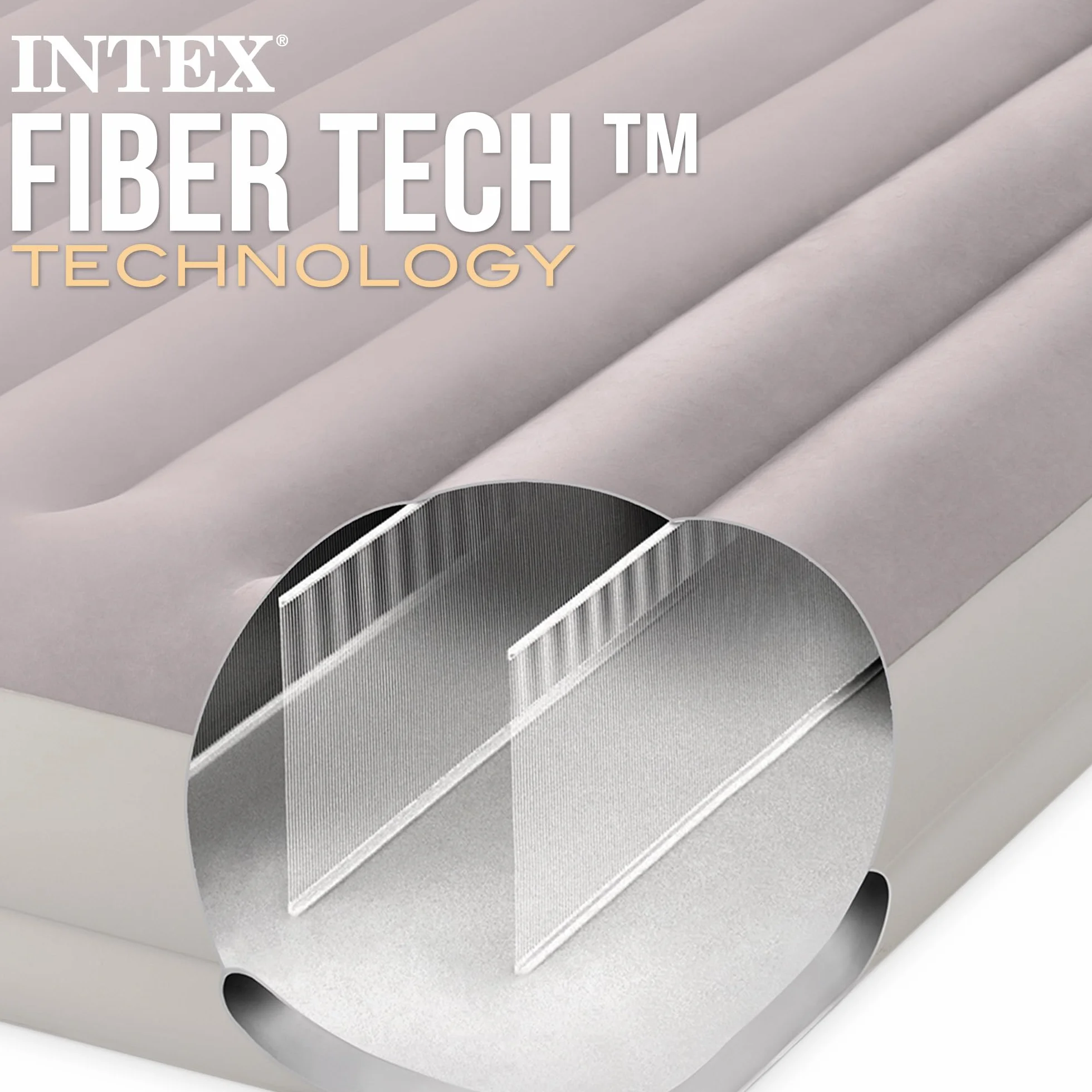 Intex Queen Dura-Beam Prestige Mid-Rise Airbed w/ USB150, Inflated Size: 1.52m x 2.03m x 30cm (64179)