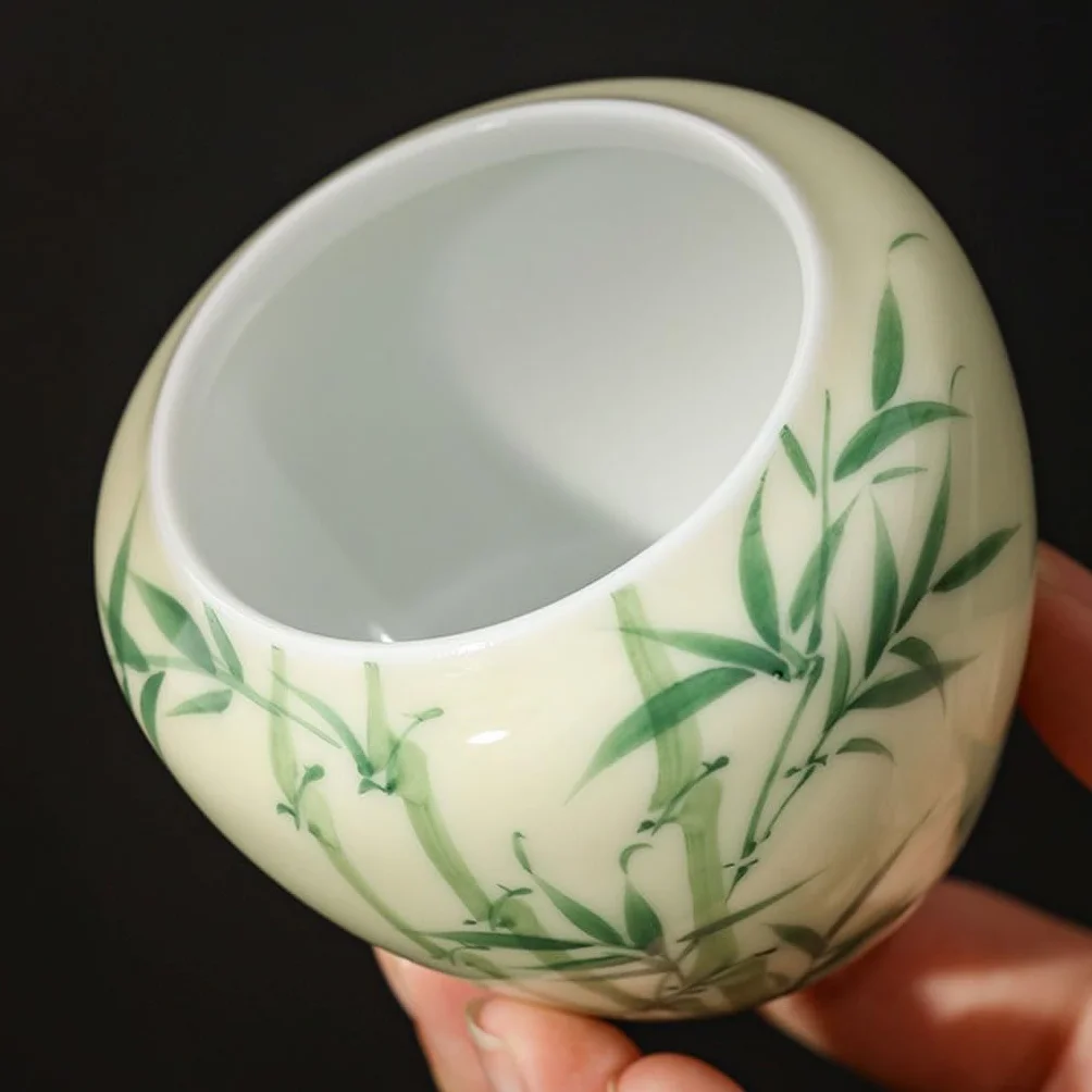 XYNSNDB Zestaw do herbaty Pojemnik do przechowywania herbaty Ręcznie malowane puszki na herbatę Zamknięte puszki Ceramiczne puszki do przechowywania gospodarstwa domowego Słoik do przechowywania
