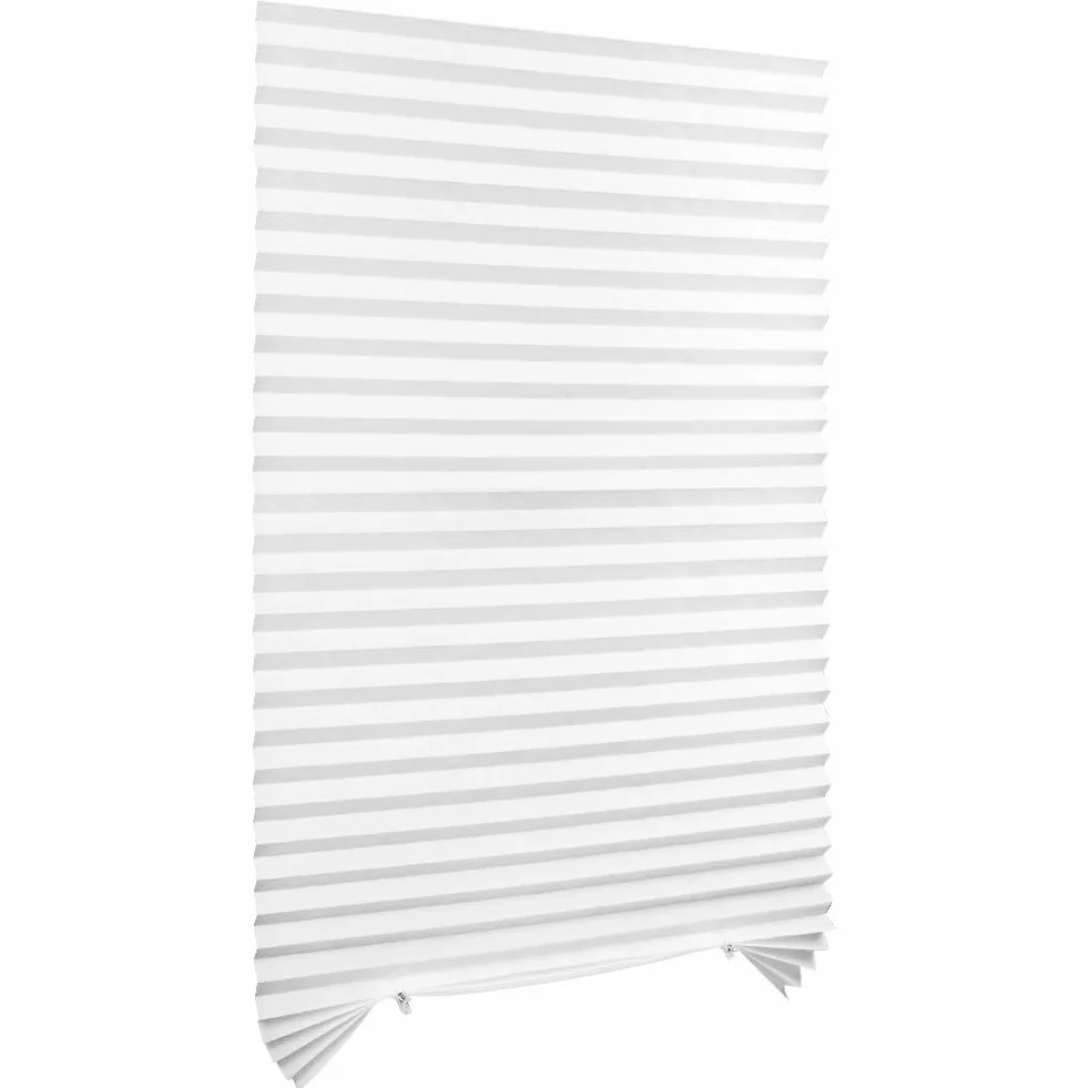 Roleta plisowana bez wiercenia, roleta okiennna 90x180cm (SxW), nieprzejrzysta ochrona przed spojrzeniami Plisseerollo, Faltrollos do przyklejenia, roleta do zaciemnienia przepuszczająca